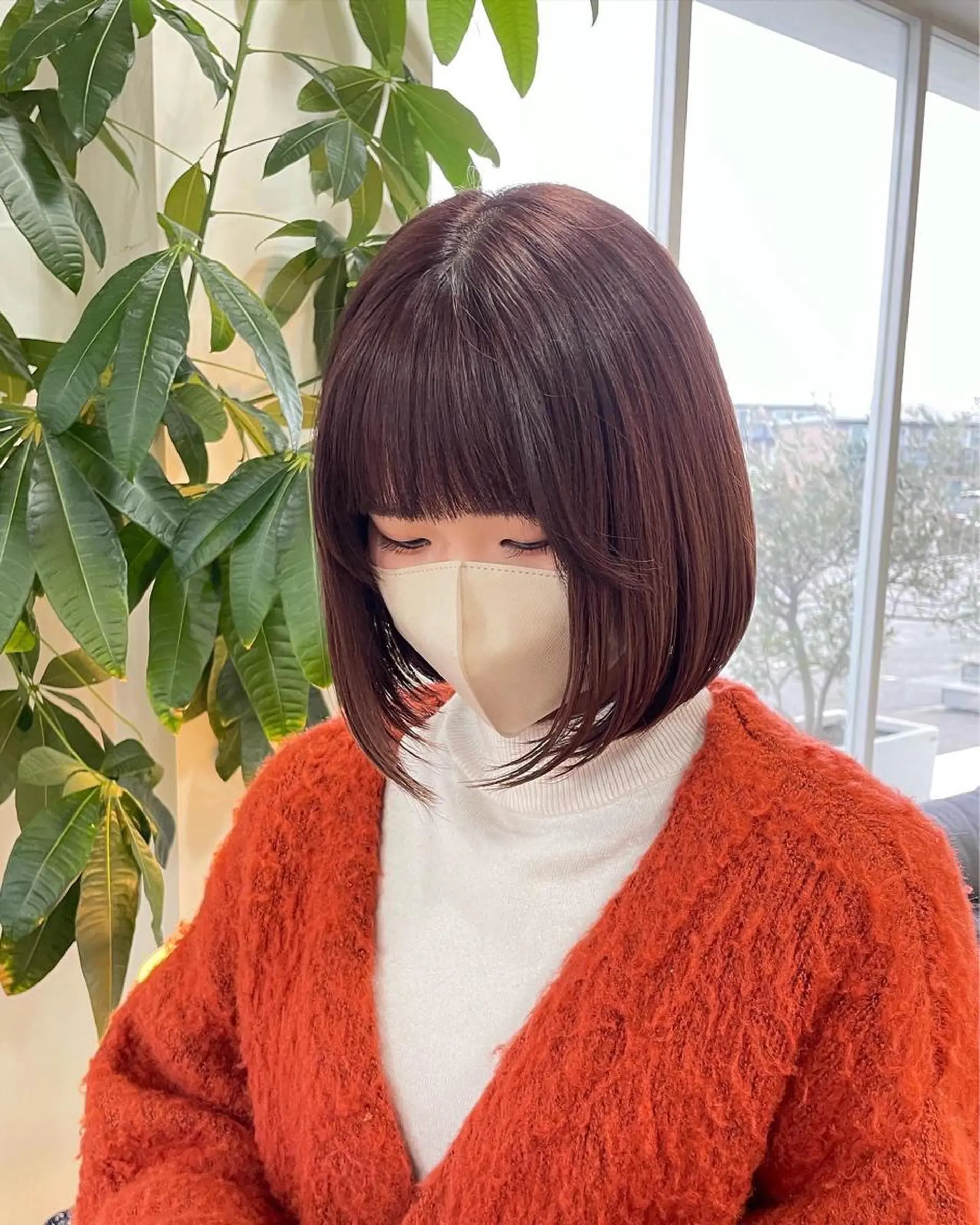 ショート ボブ 富永 美玖のヘアスタイル