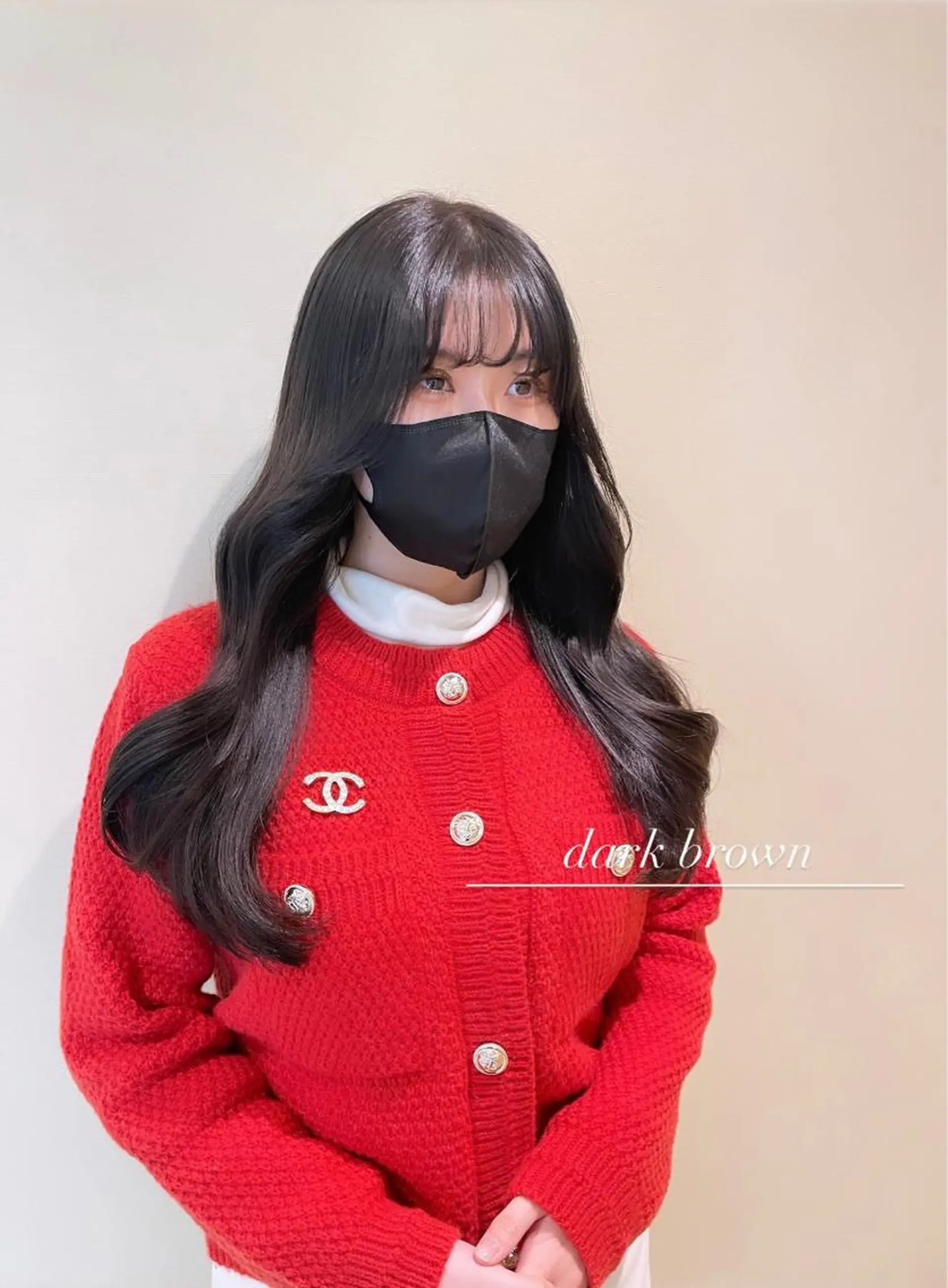 セミロング カラー ヘアアレンジ Ella所属・nana【艶髪】/ レイヤー/縮毛矯正のヘアスタイル