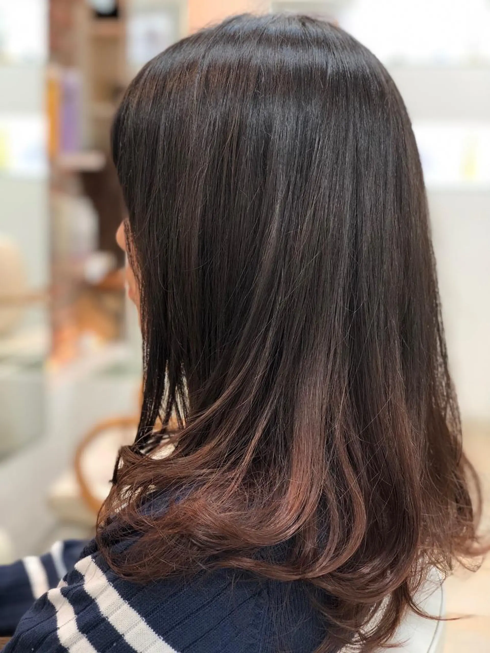 セミロング カラー 小林 祥弘のヘアスタイル