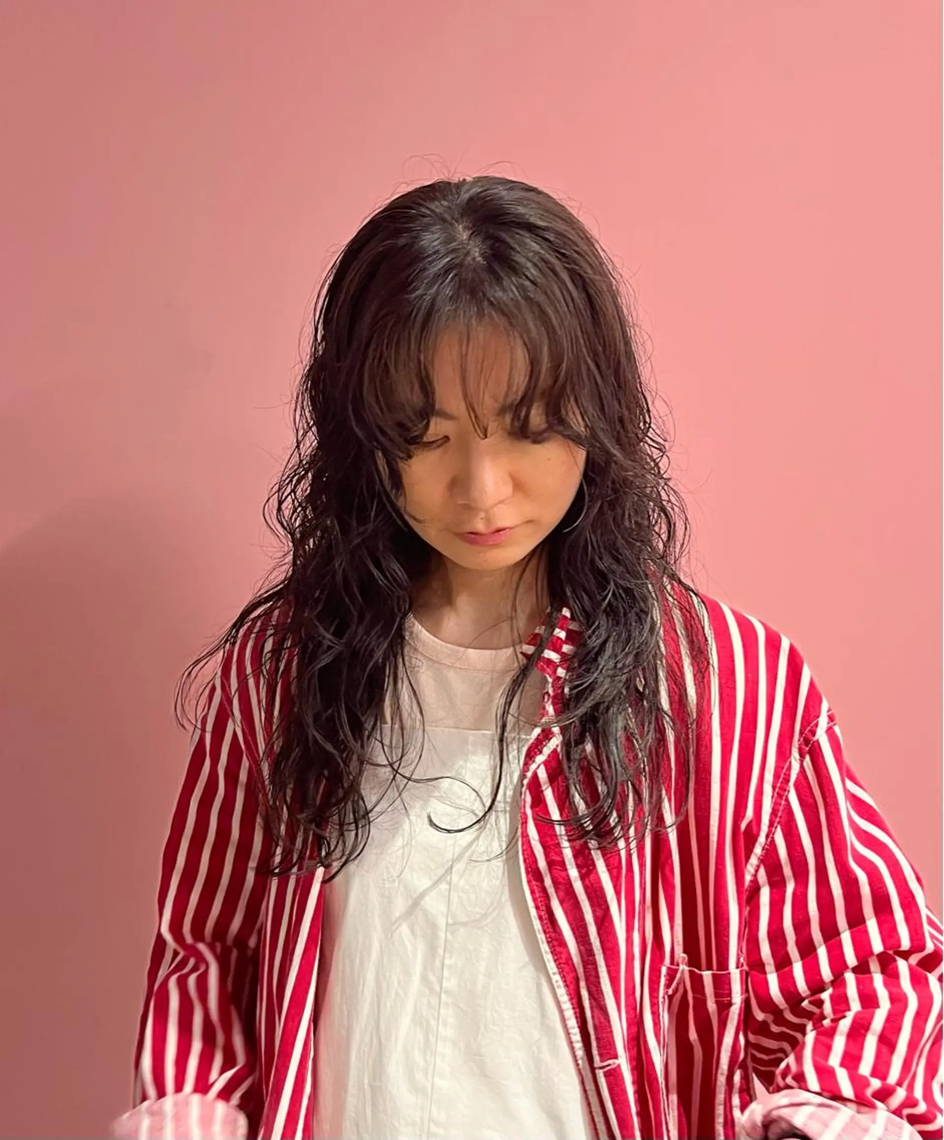 ロング パーマ ニュアンスヘア☆樋口 希世☆のヘアスタイル