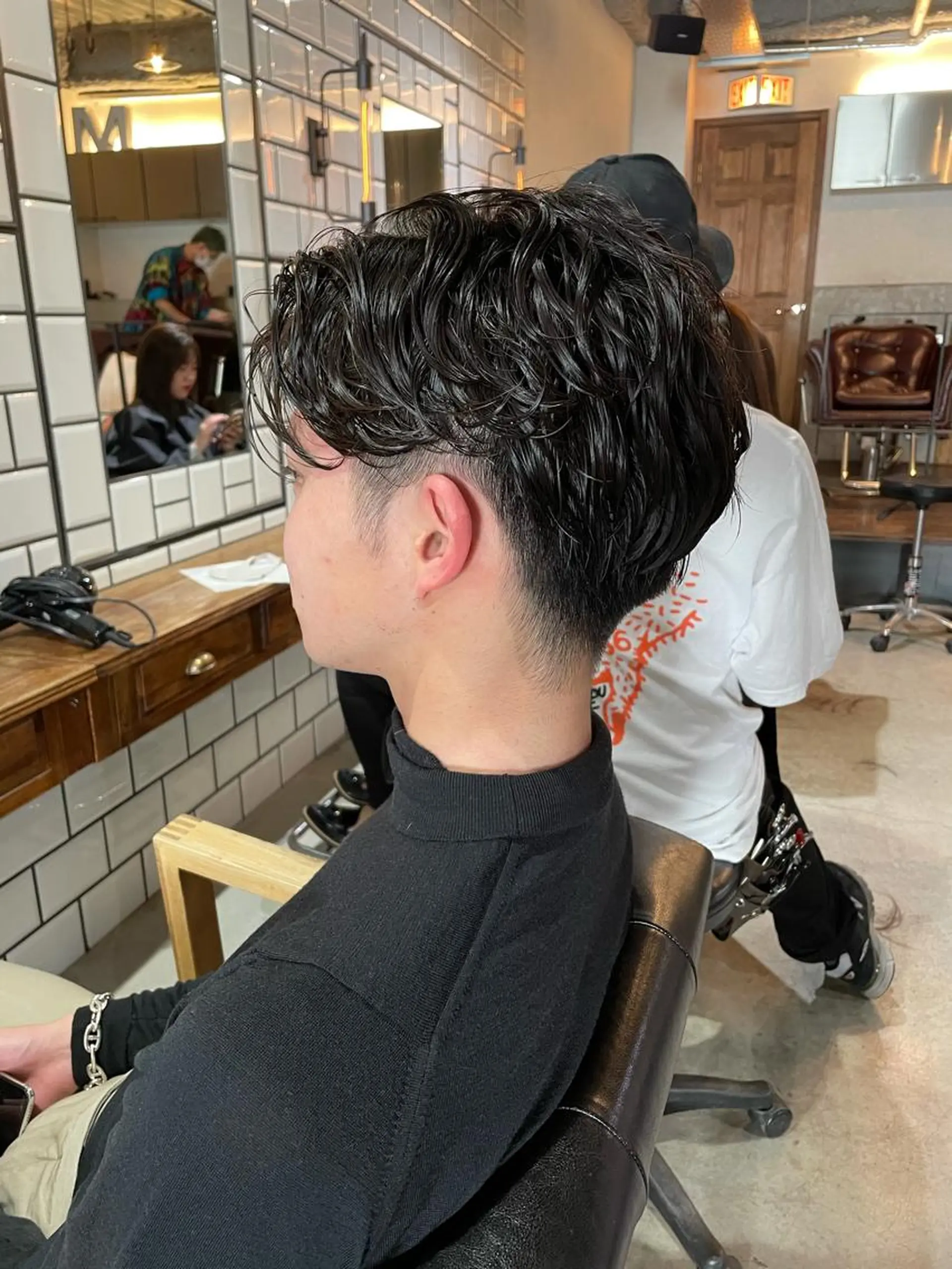 ショート カラー メンズ カット パーマ トリートメント メンズヘア/レイヤー /ボブ山内春輝のヘアスタイル