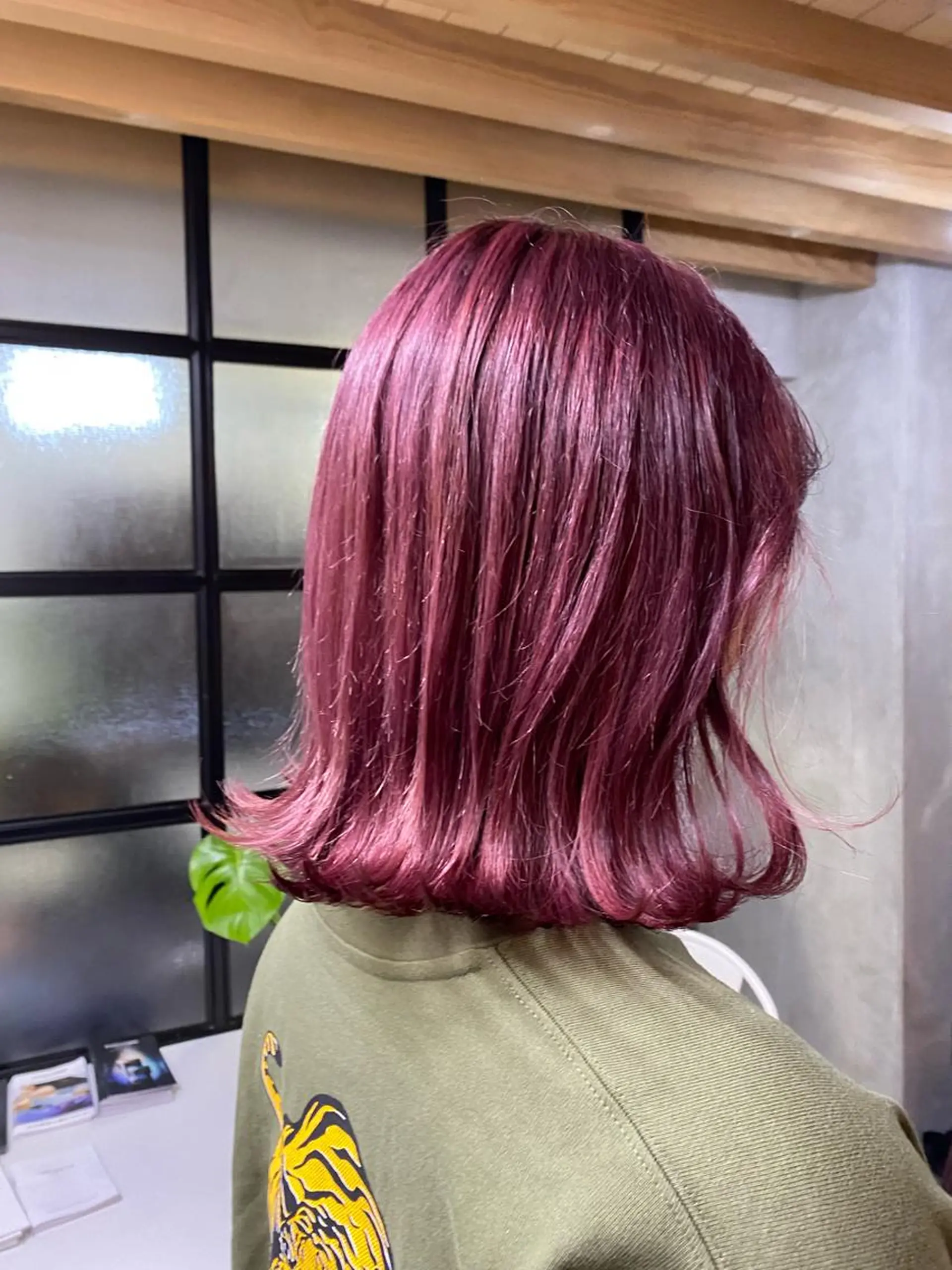 ミディアム 【縮毛矯正髪質改善】 中山健太のヘアスタイル