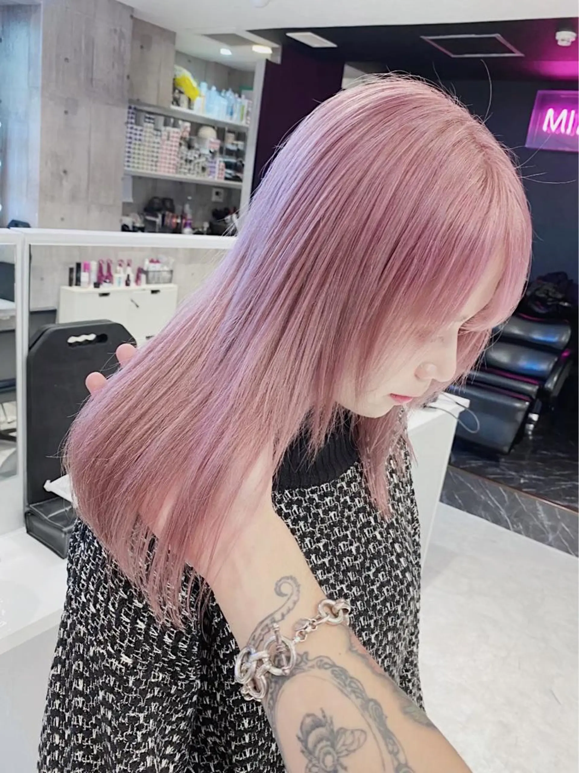 カラー ヘアカラー トリートメント ヘアセット ✨ハイトーン指名No .1✨MORIOのヘアスタイル