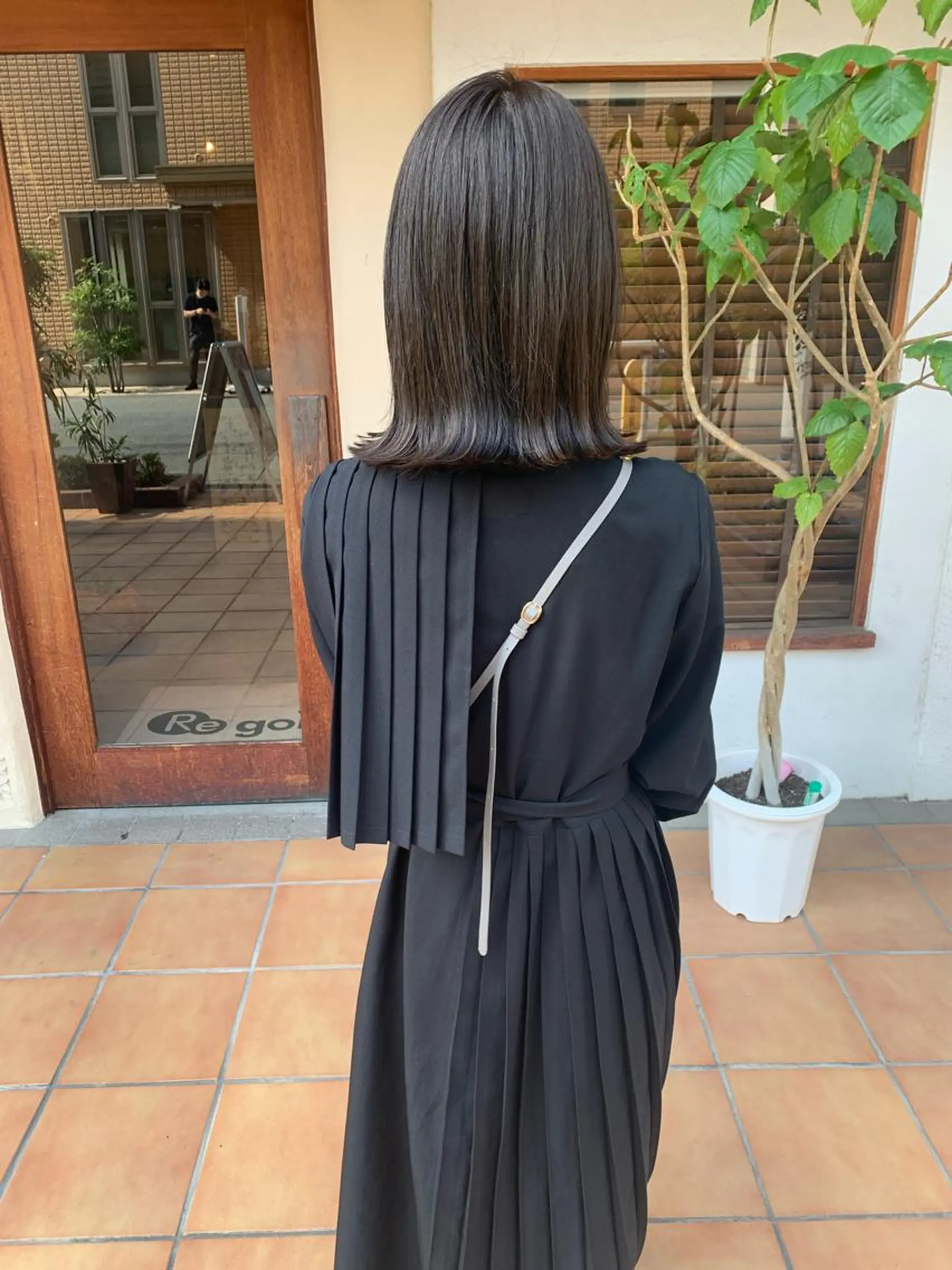 ミディアム カラー ヘアアレンジ カット ヘアカラー トリートメント 中津/柔らかカラー/ ナガオ　イズミのヘアスタイル