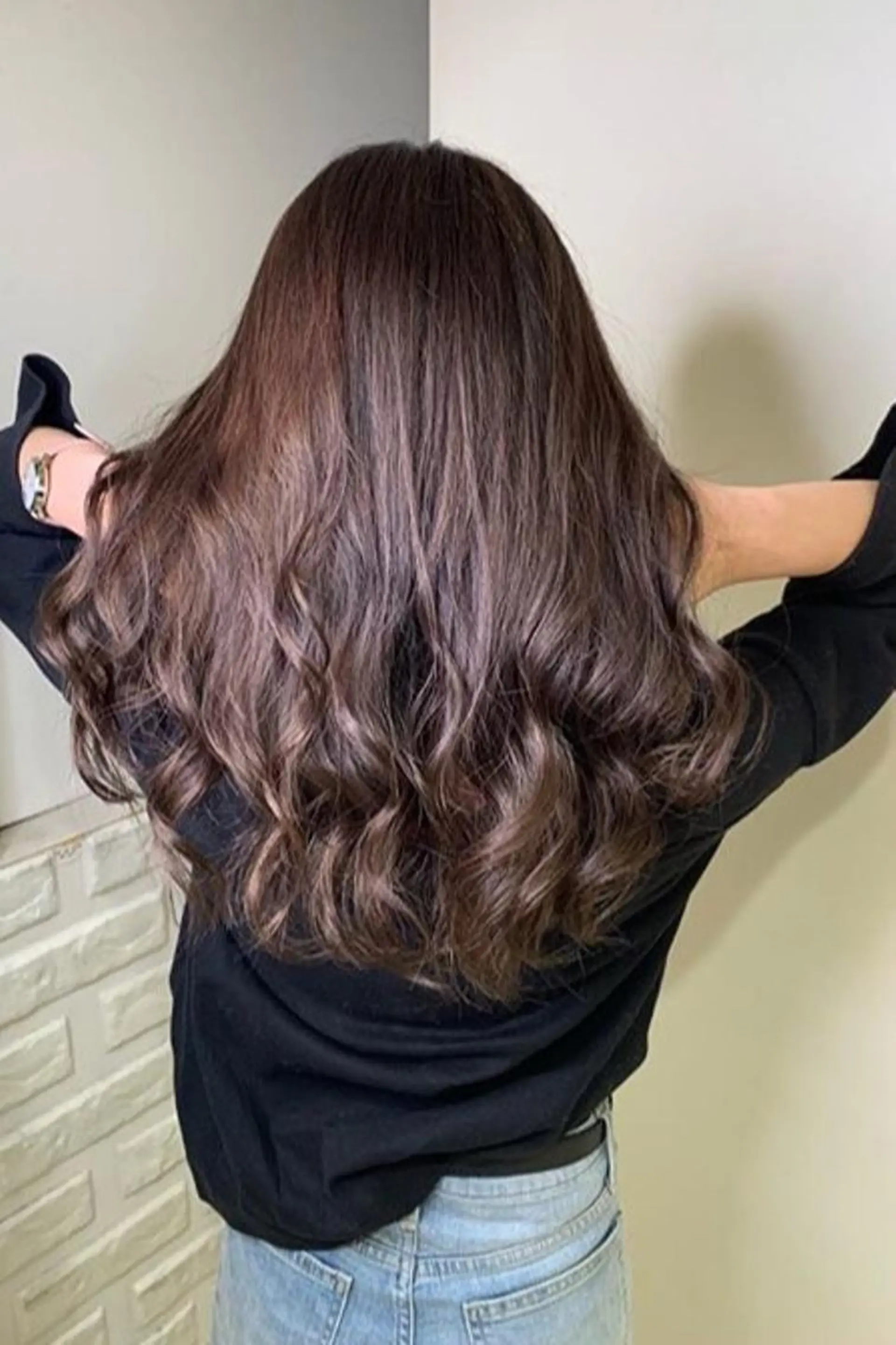 セミロング カラー ダブルカラー 外国人風カラー ヘアカラー トリートメント 農添 杏のヘアスタイル