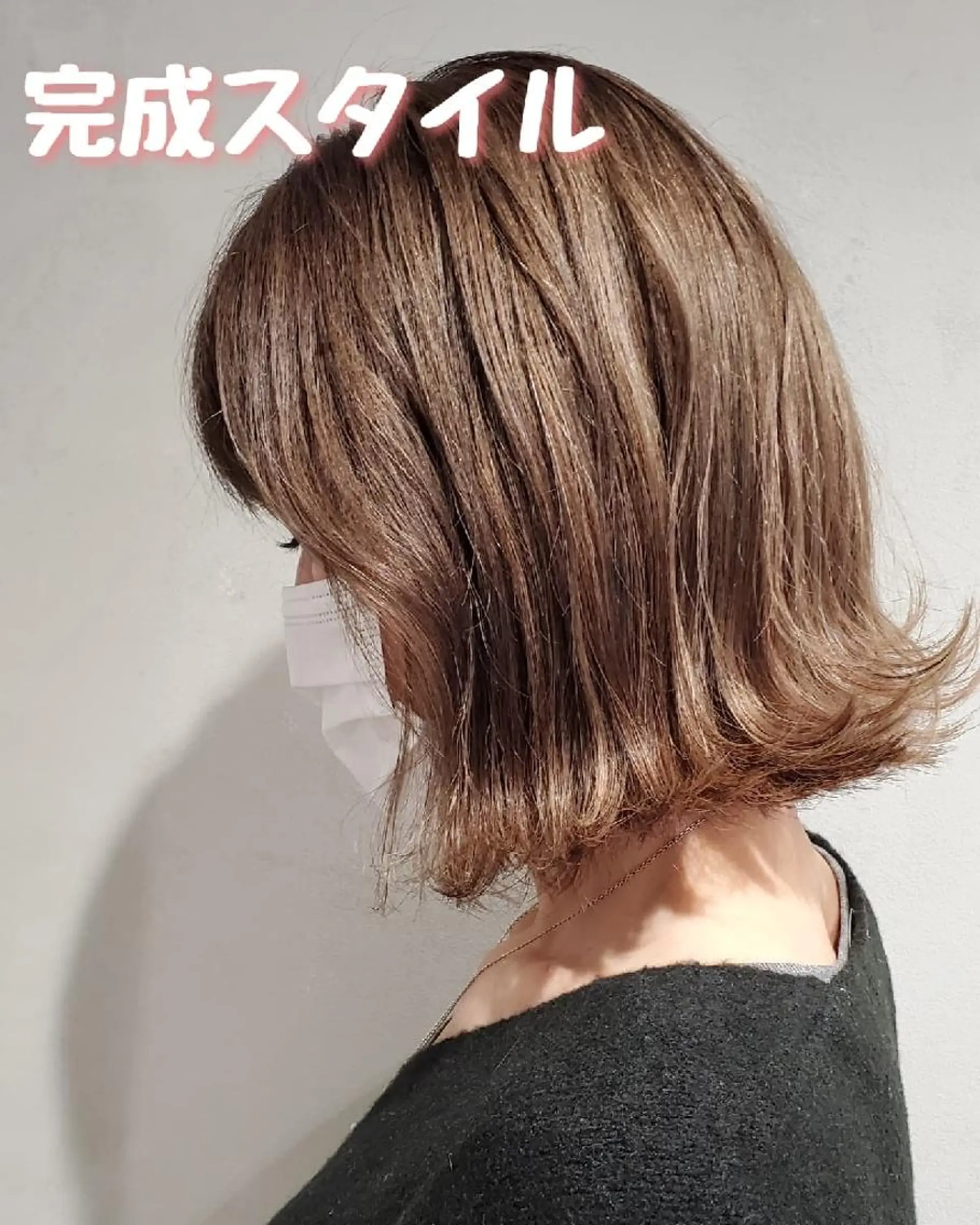 ショート ハイライト カット ヘアカラー トリートメント 難波/白髪ぼかし/ KAORIのヘアスタイル