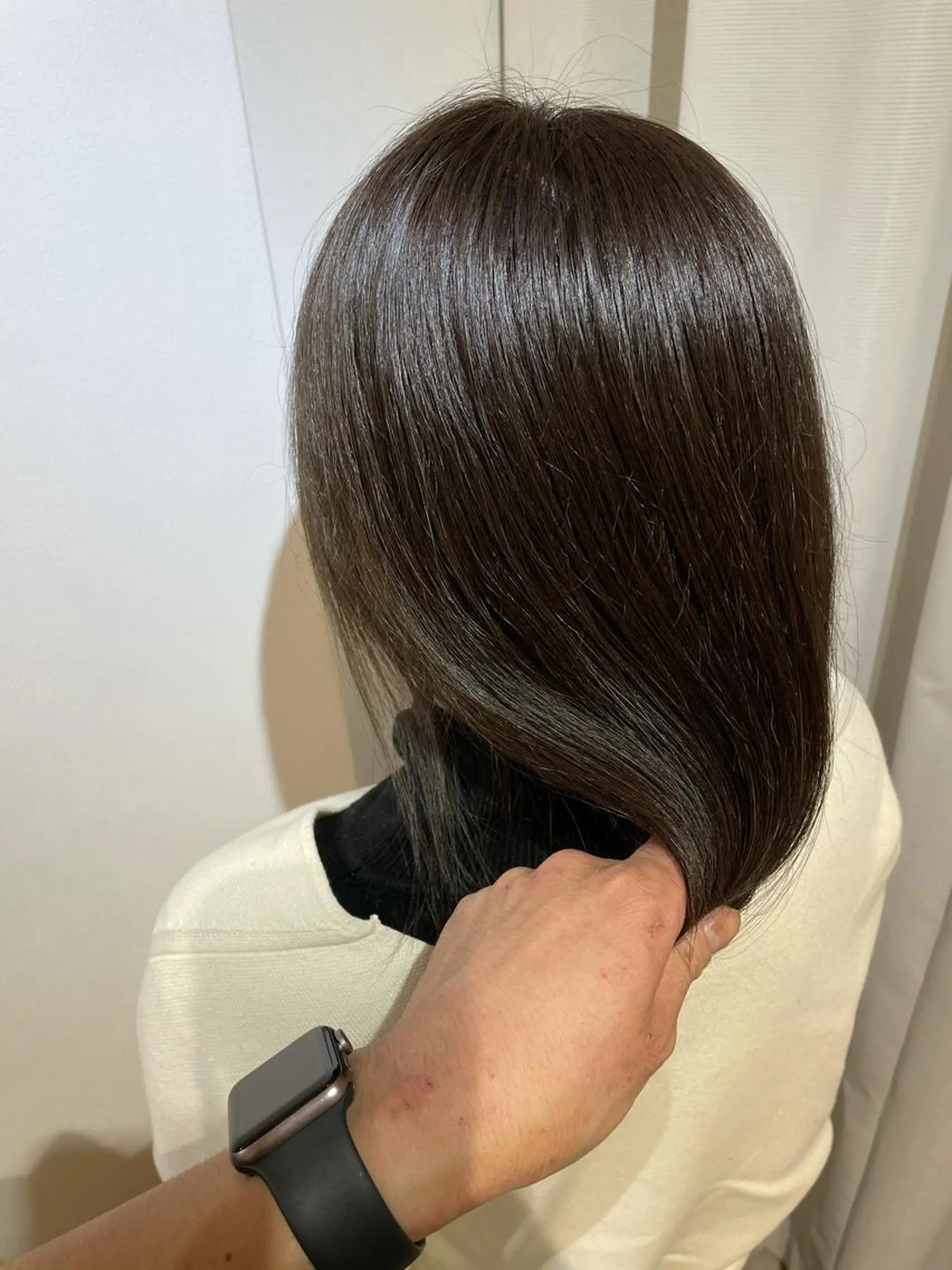 ミディアム カラー カット ヘアカラー トリートメント 過去一の柔髪ヘア 🌿IVYjoureのヘアスタイル