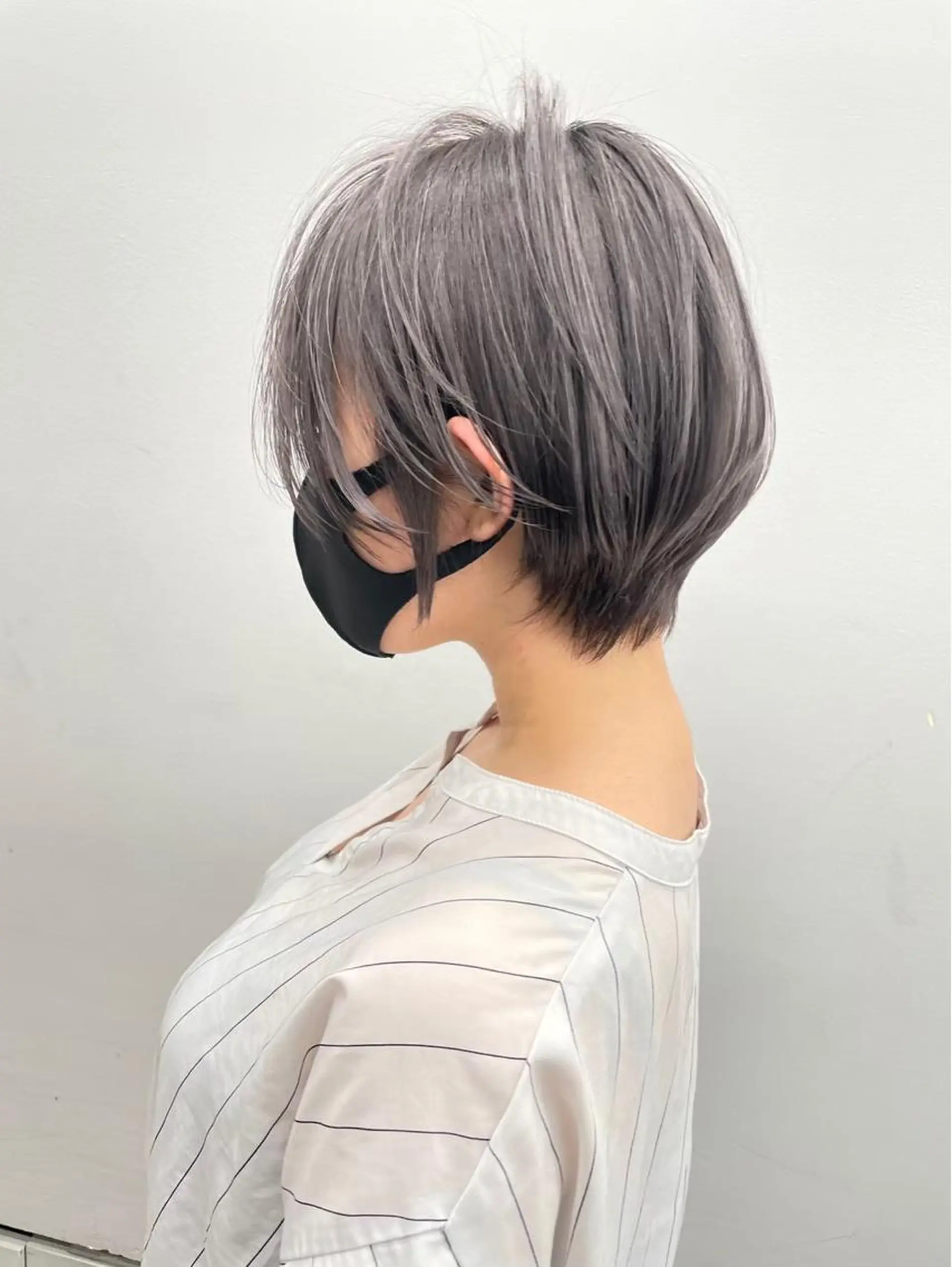 ショート カラー 京都レイヤーカット/ 縮毛矯正/羽柴りくのヘアスタイル