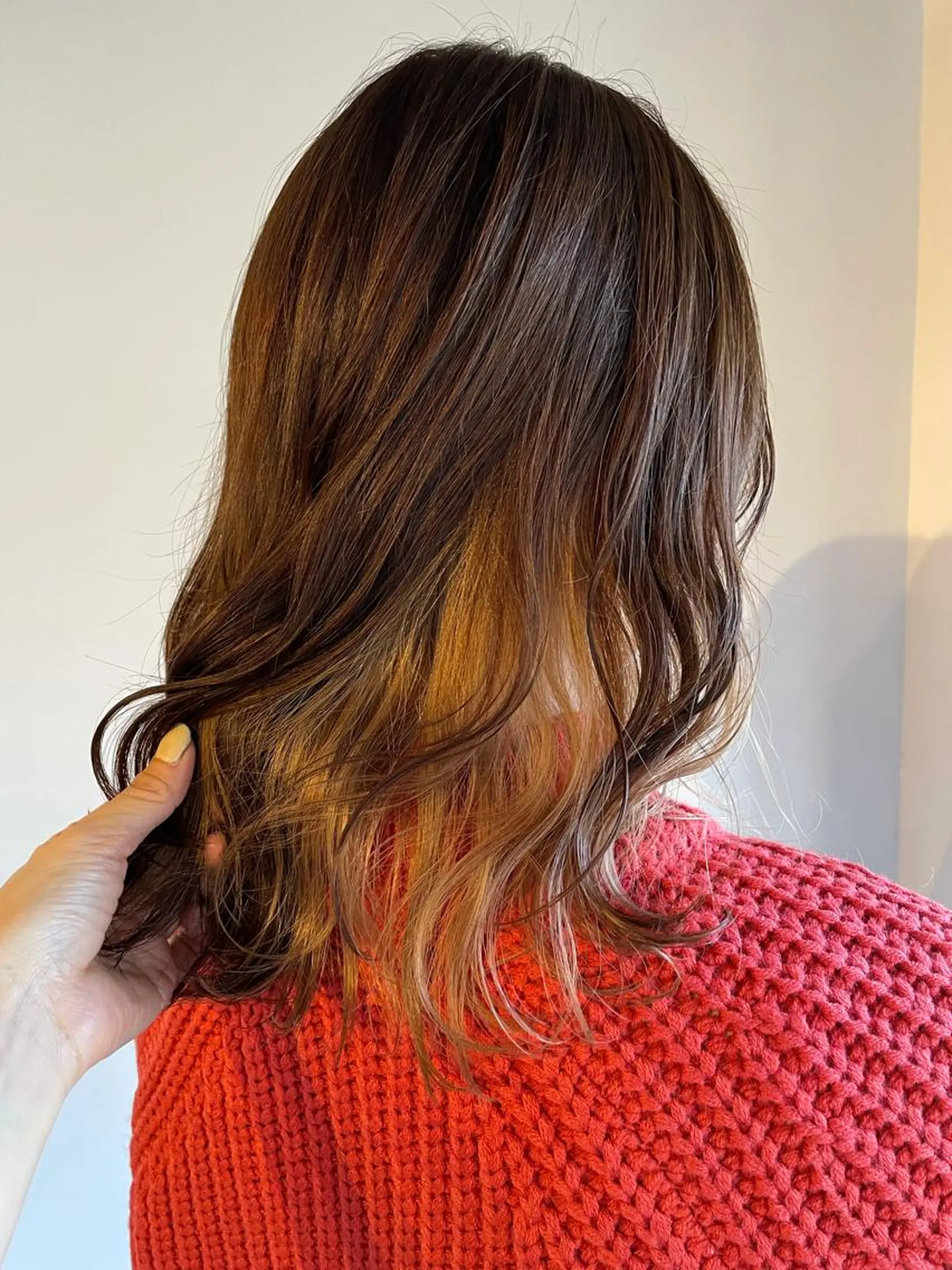 セミロング カラー ヘアアレンジ マツエク・マツパ カット ヘアカラー 透明感カラー/推しカ ラー☁️JURAのヘアスタイル