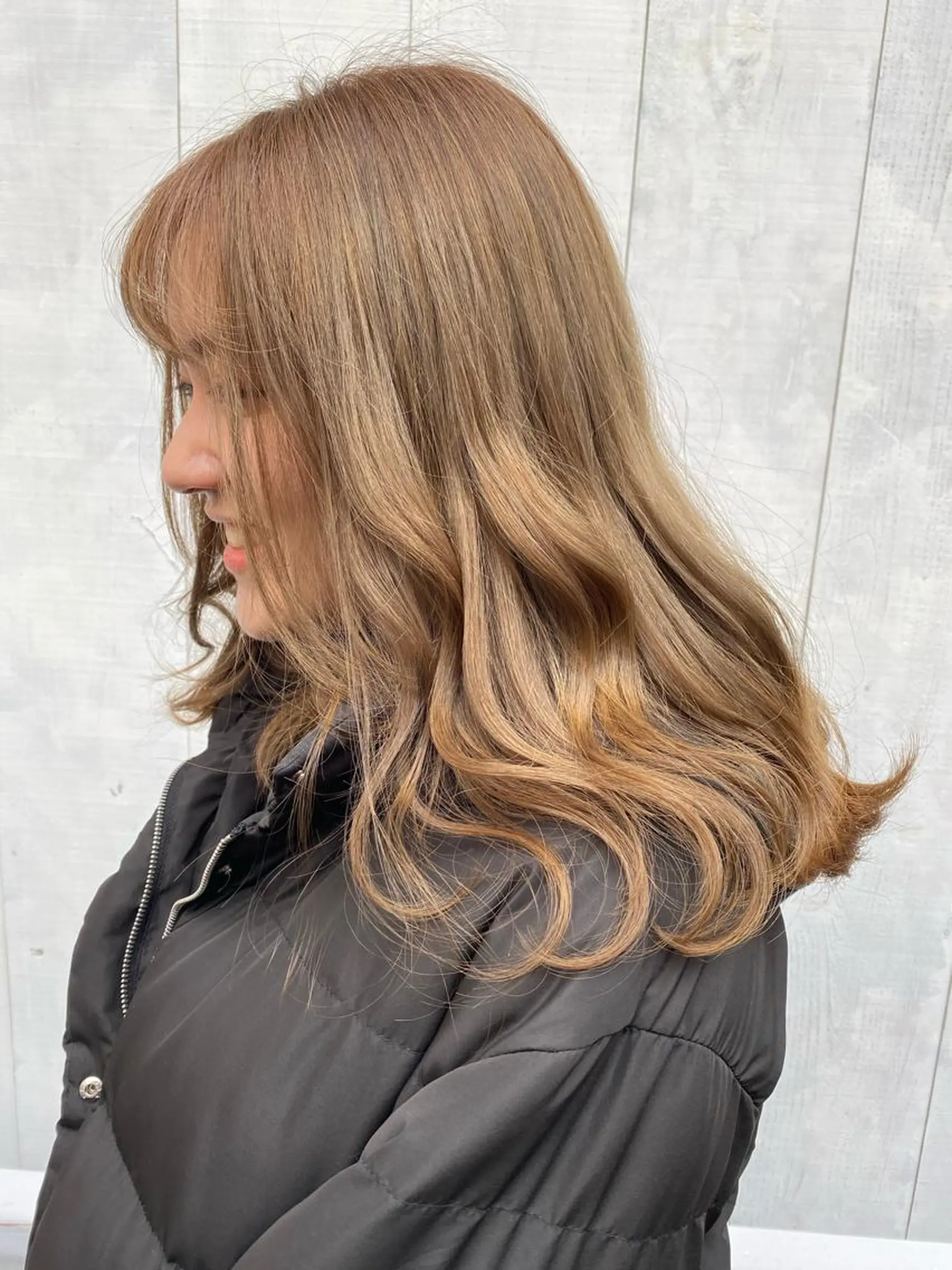 セミロング 藤野 陵平のヘアスタイル