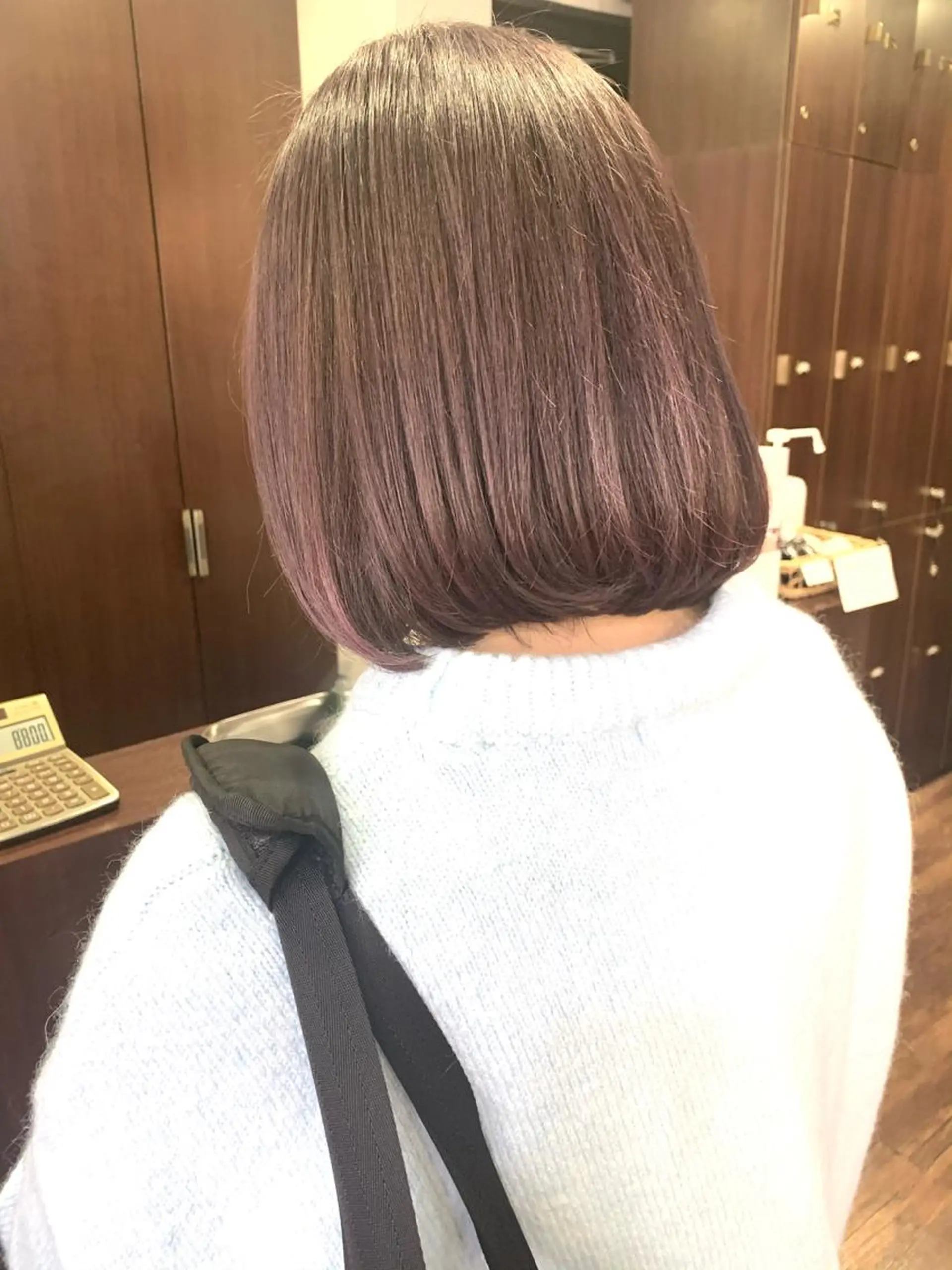 カラー レイヤーカット、 大人可愛い　中村美羅のヘアスタイル