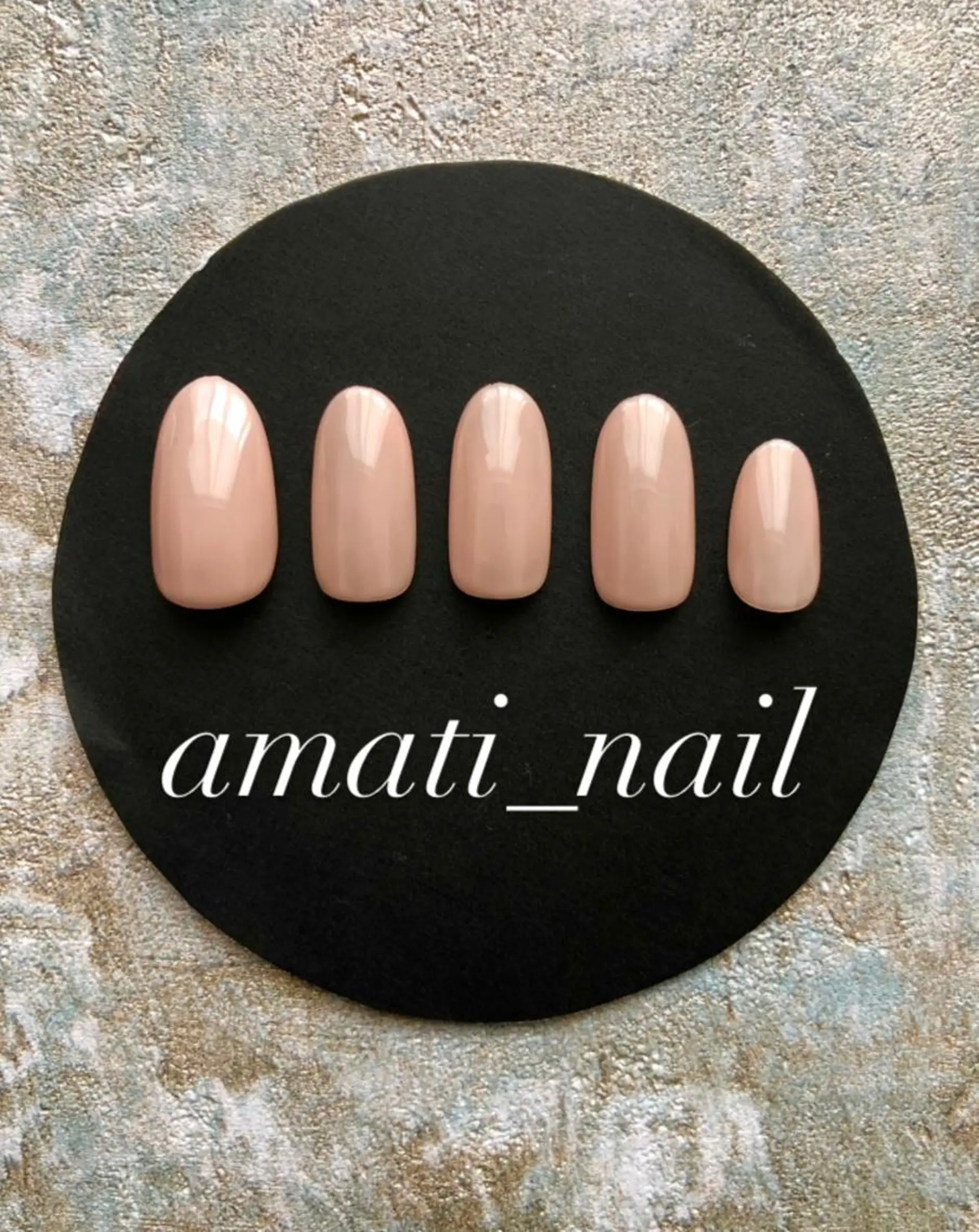 ネイル ジェルネイル ワンカラーネイル amati_nail TAKAKOのネイルデザイン