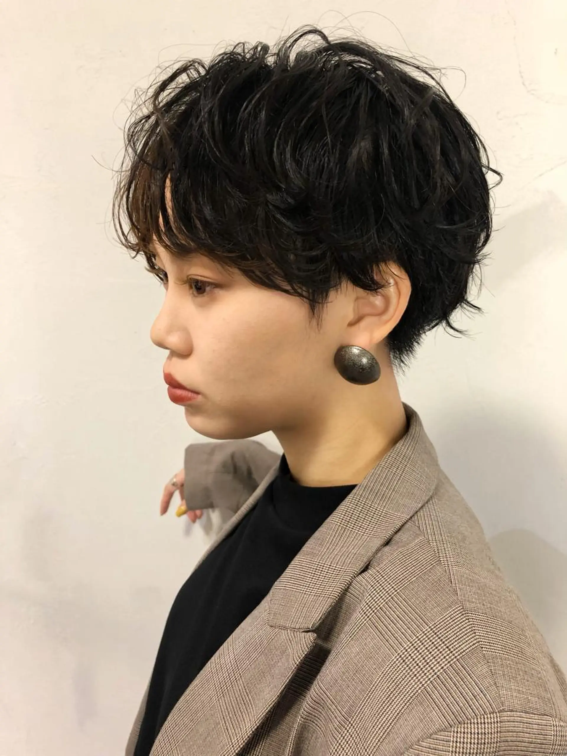 ショート パーマ ショートヘア カット パーマ 千葉 郁也のヘアスタイル