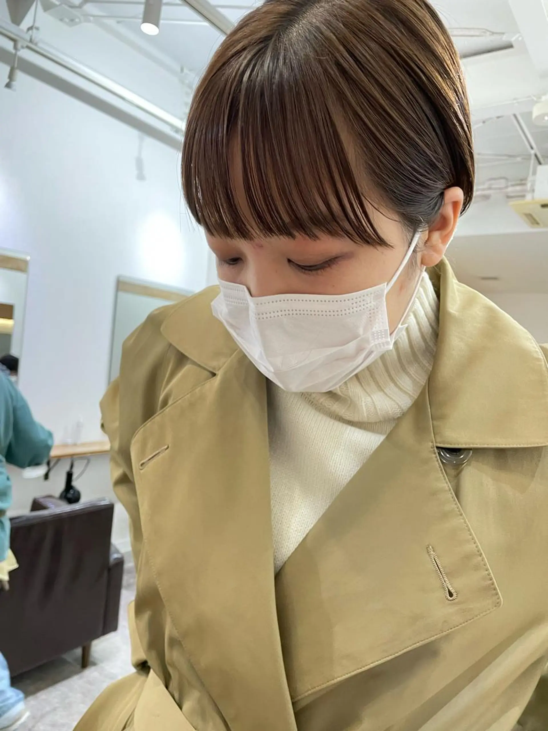 ショート カラー ショートヘア カット ヘアカラー トリートメント パーマ/透明感カラー /ボブ/吉田一生のヘアスタイル