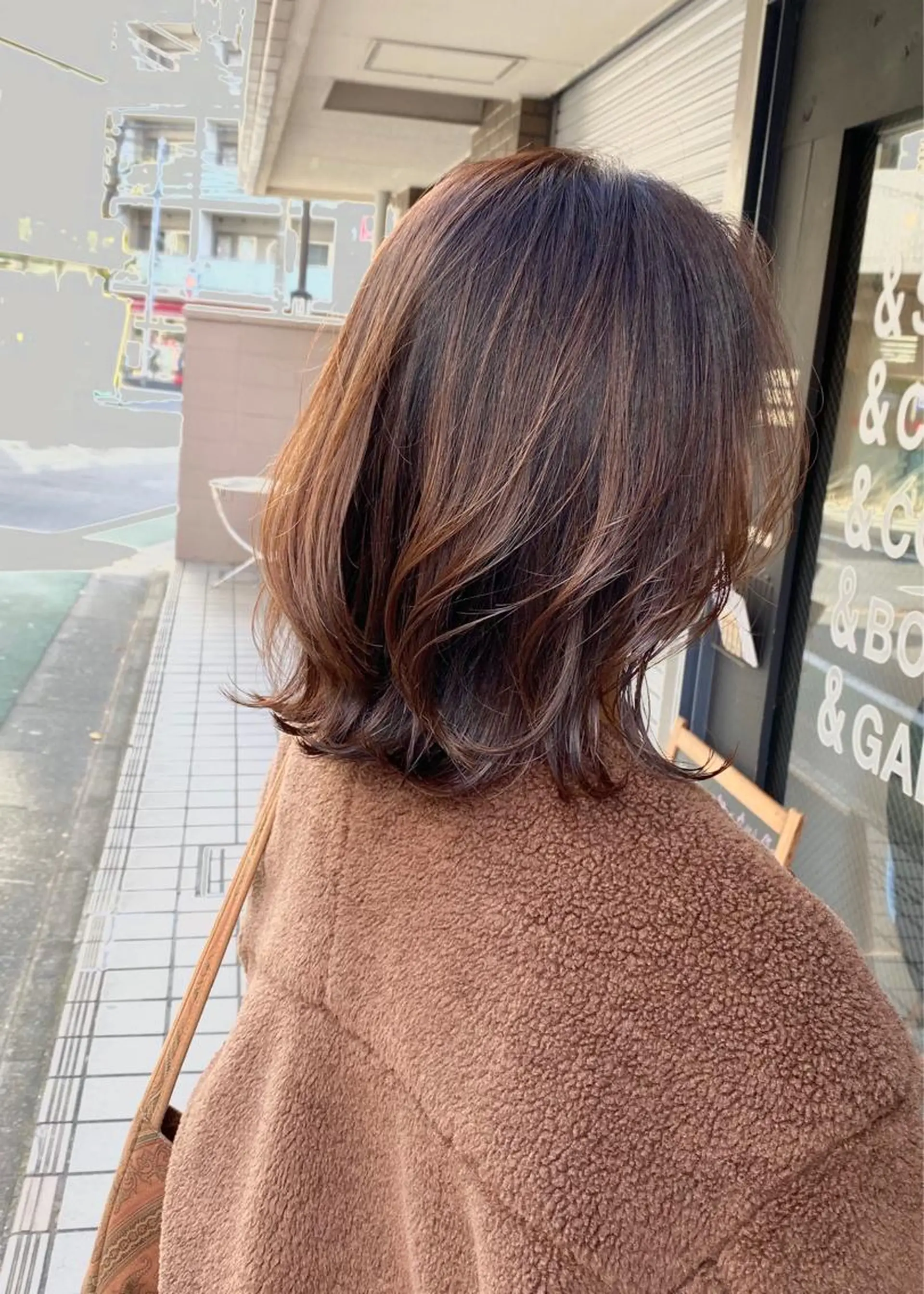 ミディアム カラー ボブ 外ハネヘア 🌕ホンブ ユウイチ【代表】🌕のヘアスタイル