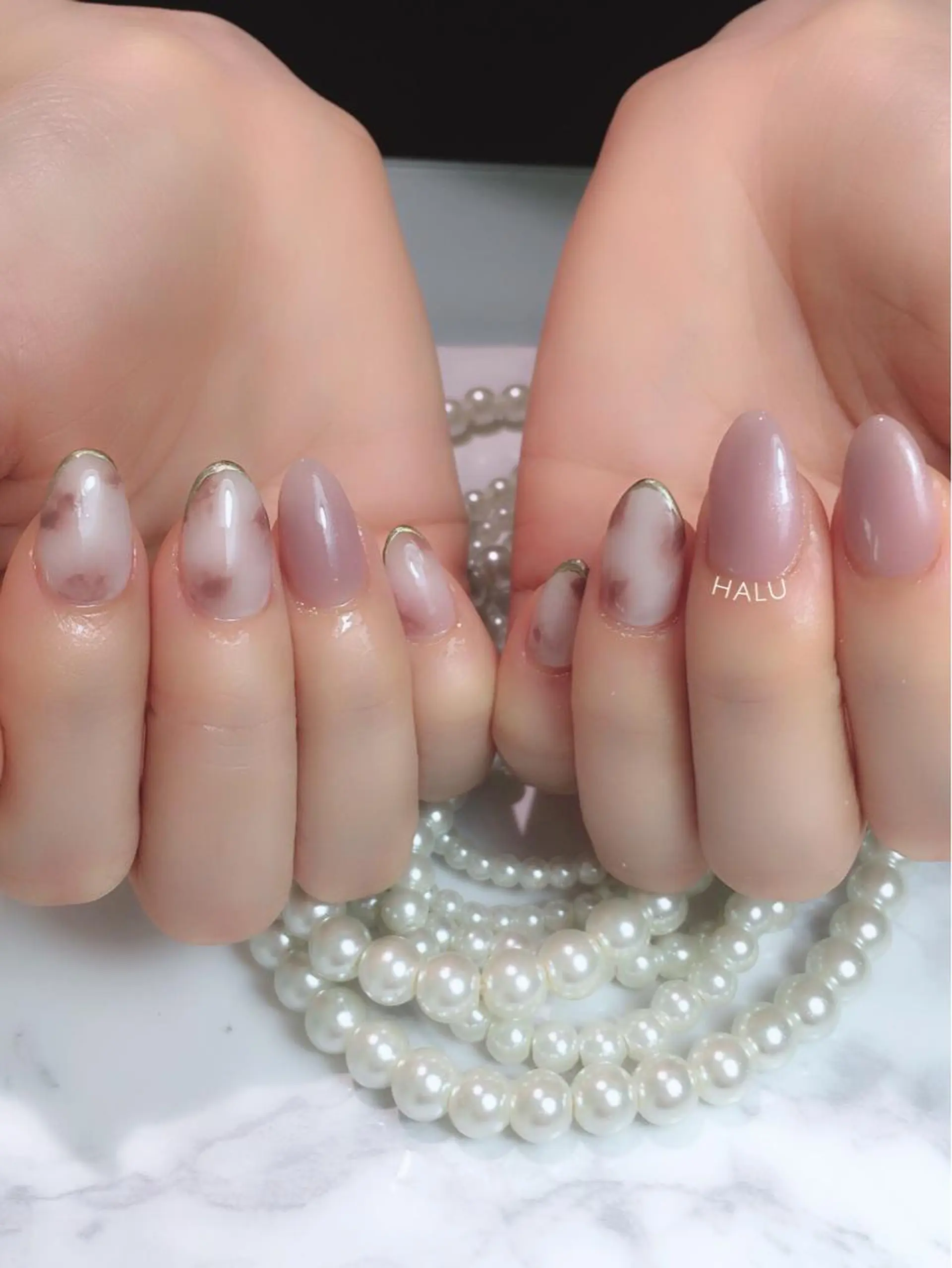 ネイル ニュアンスネイル HALU ハルのネイルデザイン