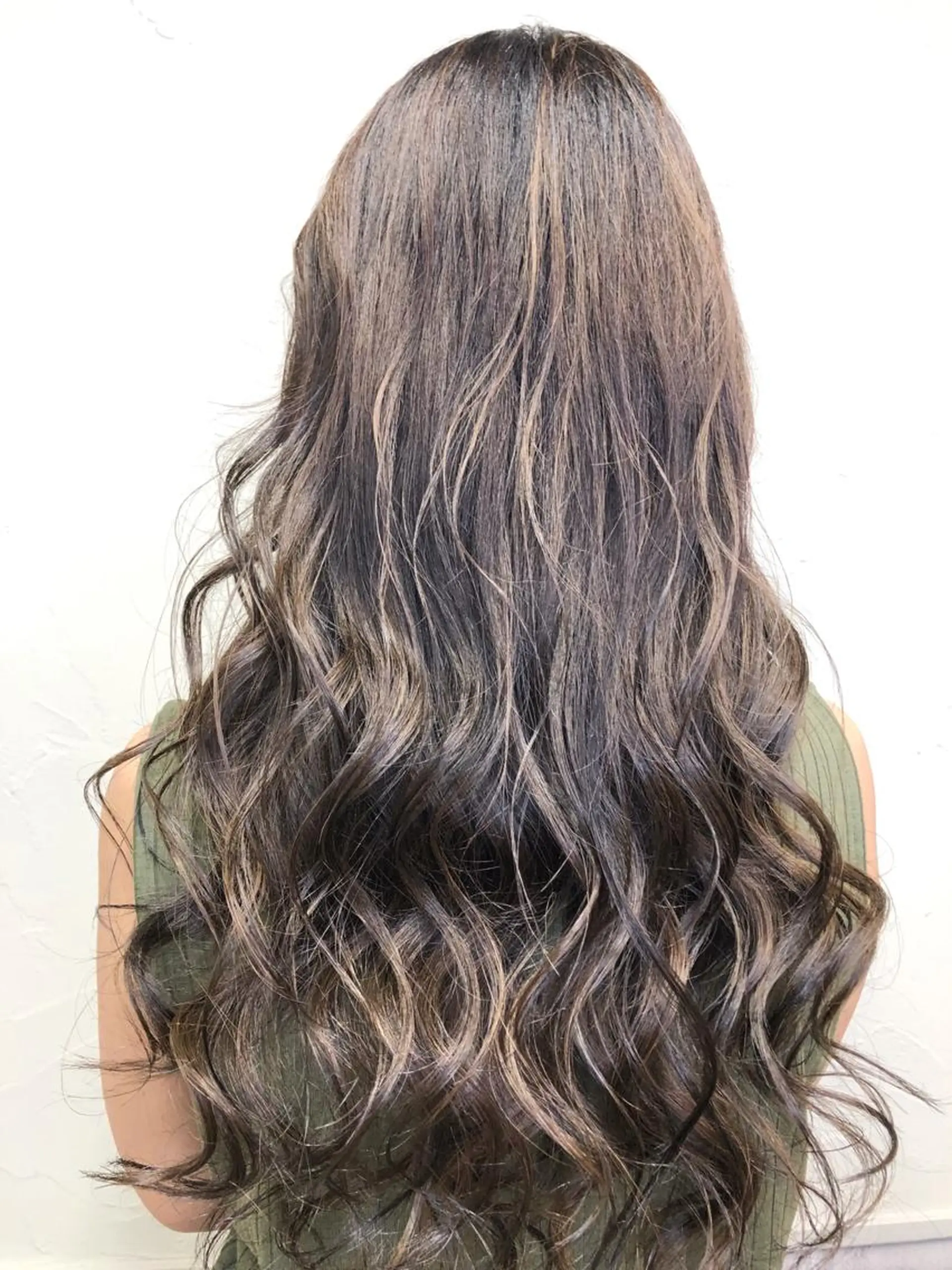 ロング ハイライト 髪質改善/レイヤー ストウシンゴのヘアスタイル