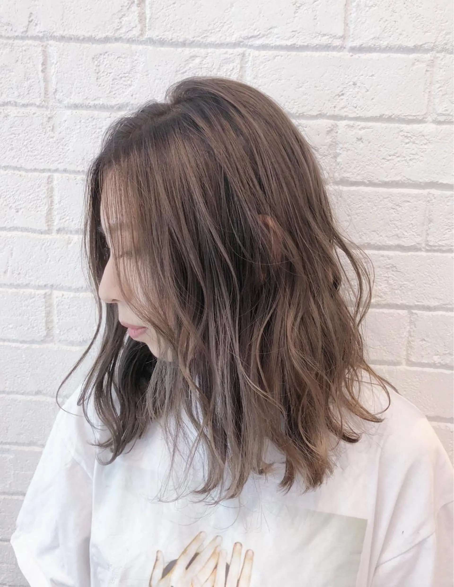 ミディアム カラー 透明感カラー ハイライトカラー ハイライト 【t.a.g（タグ）】所属・ノンダメージ髪質改善 カラー💎/KURAのヘアスタイル