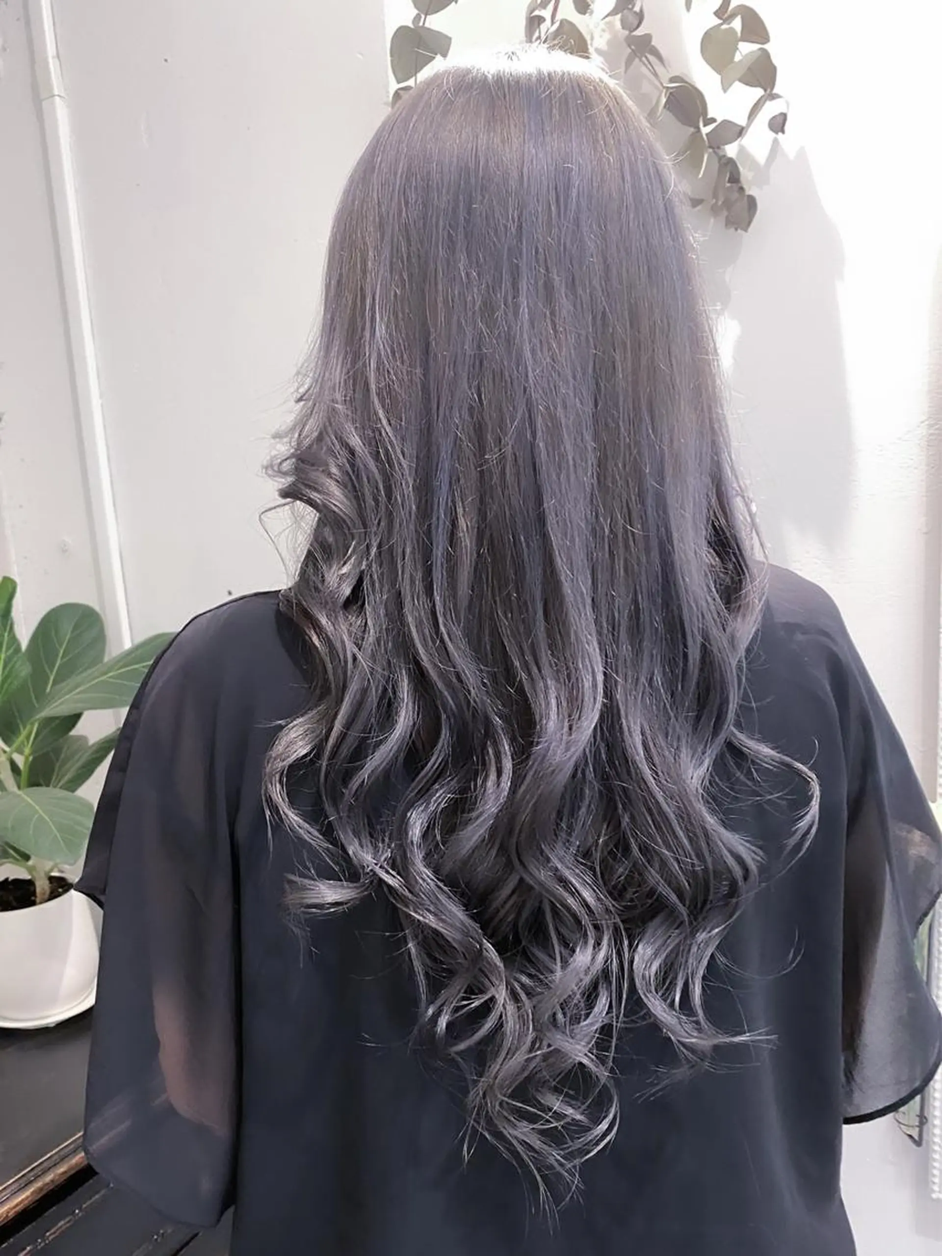 ロング ネイル シルバー ducha所属・DUCHA Tomida naoのヘアスタイル