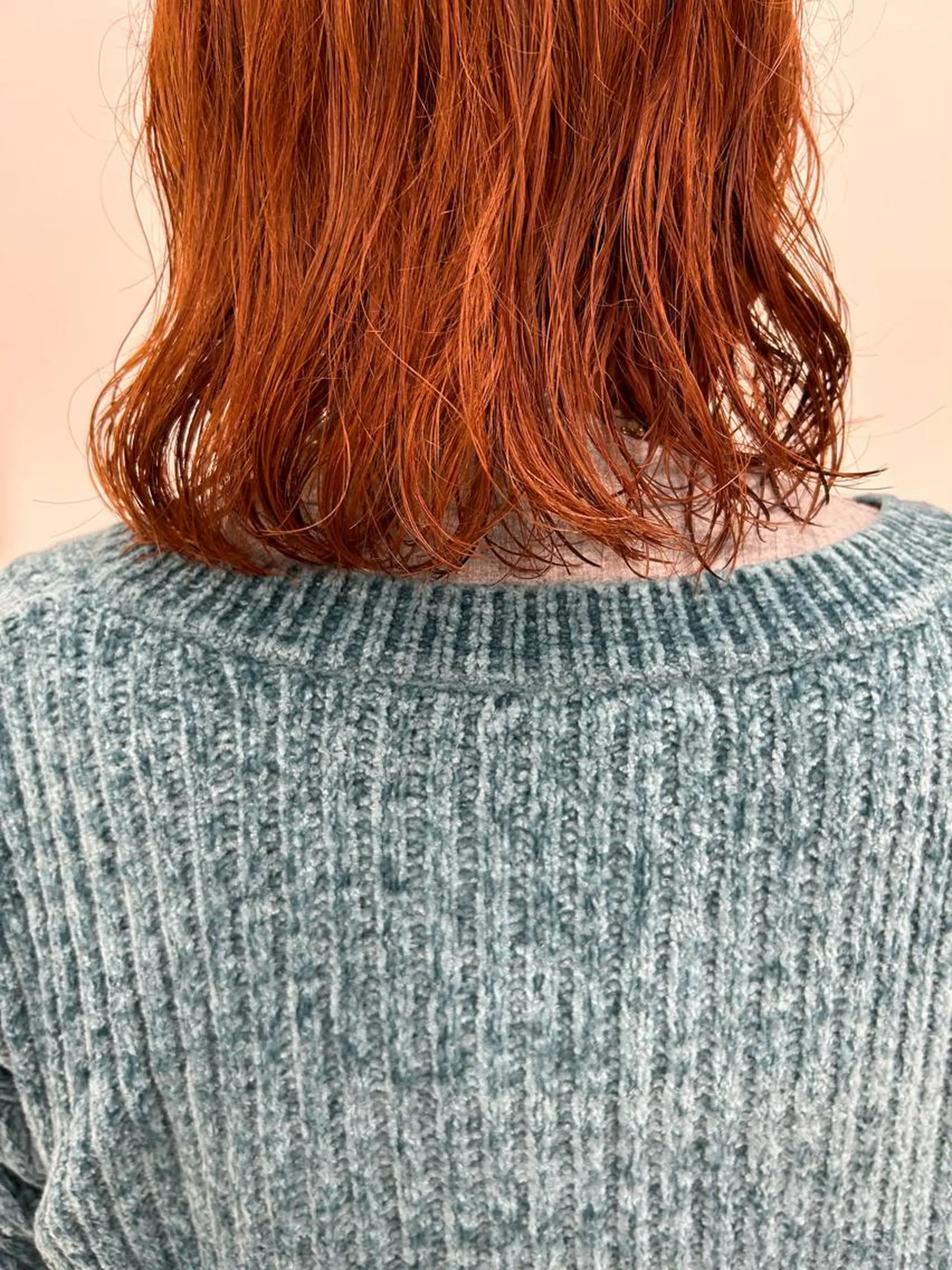 ミディアム カラー ブリーチ ブリーチなしカラー オレンジ 愛結 暖色カラー🎀🩰のヘアスタイル