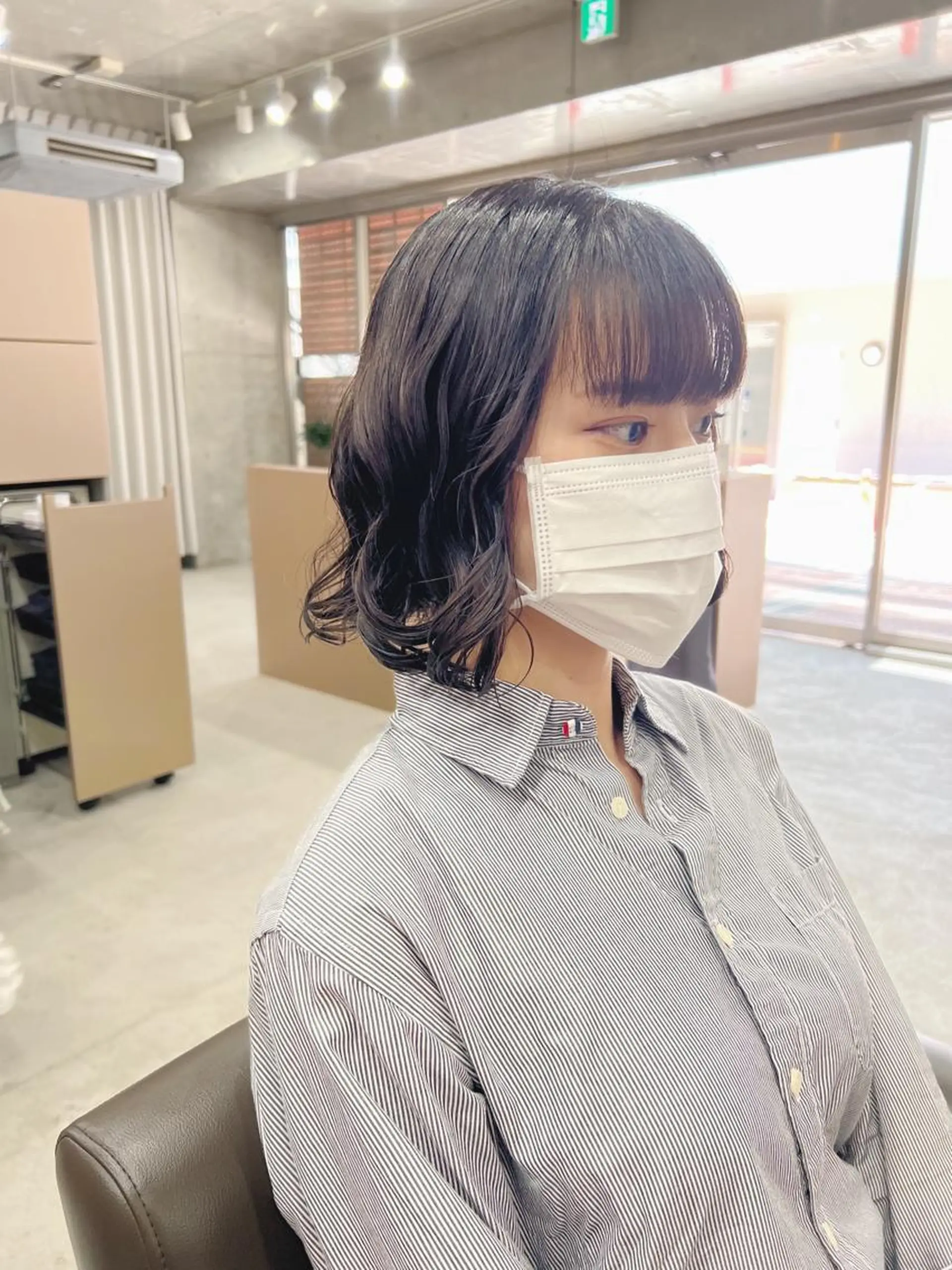 パーマ ボブパーマコテ巻き風 パーマNo1深江秀平のヘアスタイル