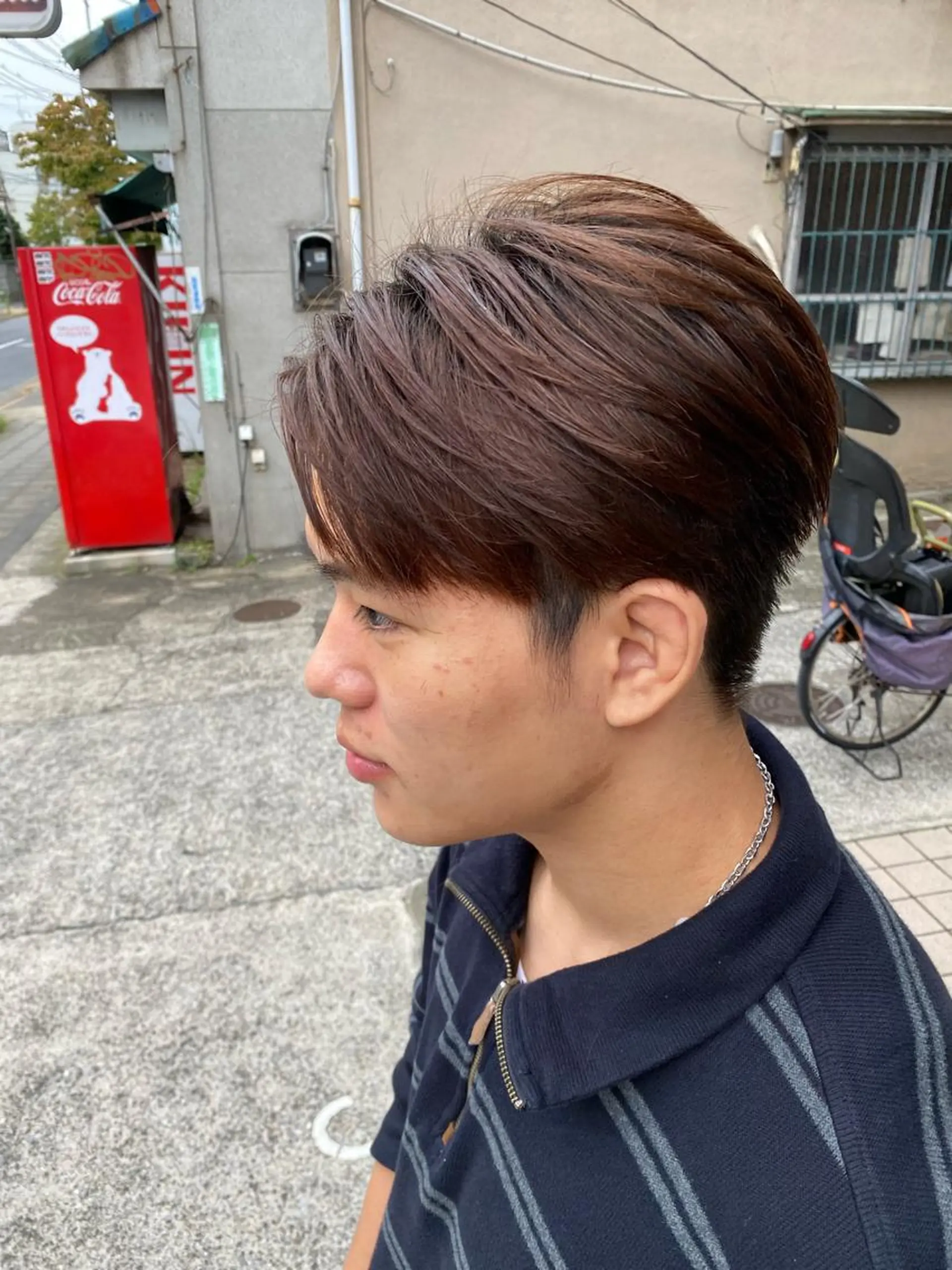 ショート カラー パーマ ヘアアレンジ メンズ キッズ ネイル マツエク・マツパ アイブロウ メンズ韓国風 学生（メンズ向け） 韓国風マツエク 学生 韓国風ヘア 🌈髪質改善TR 艶カラーユウダイ🌈のヘアスタイル