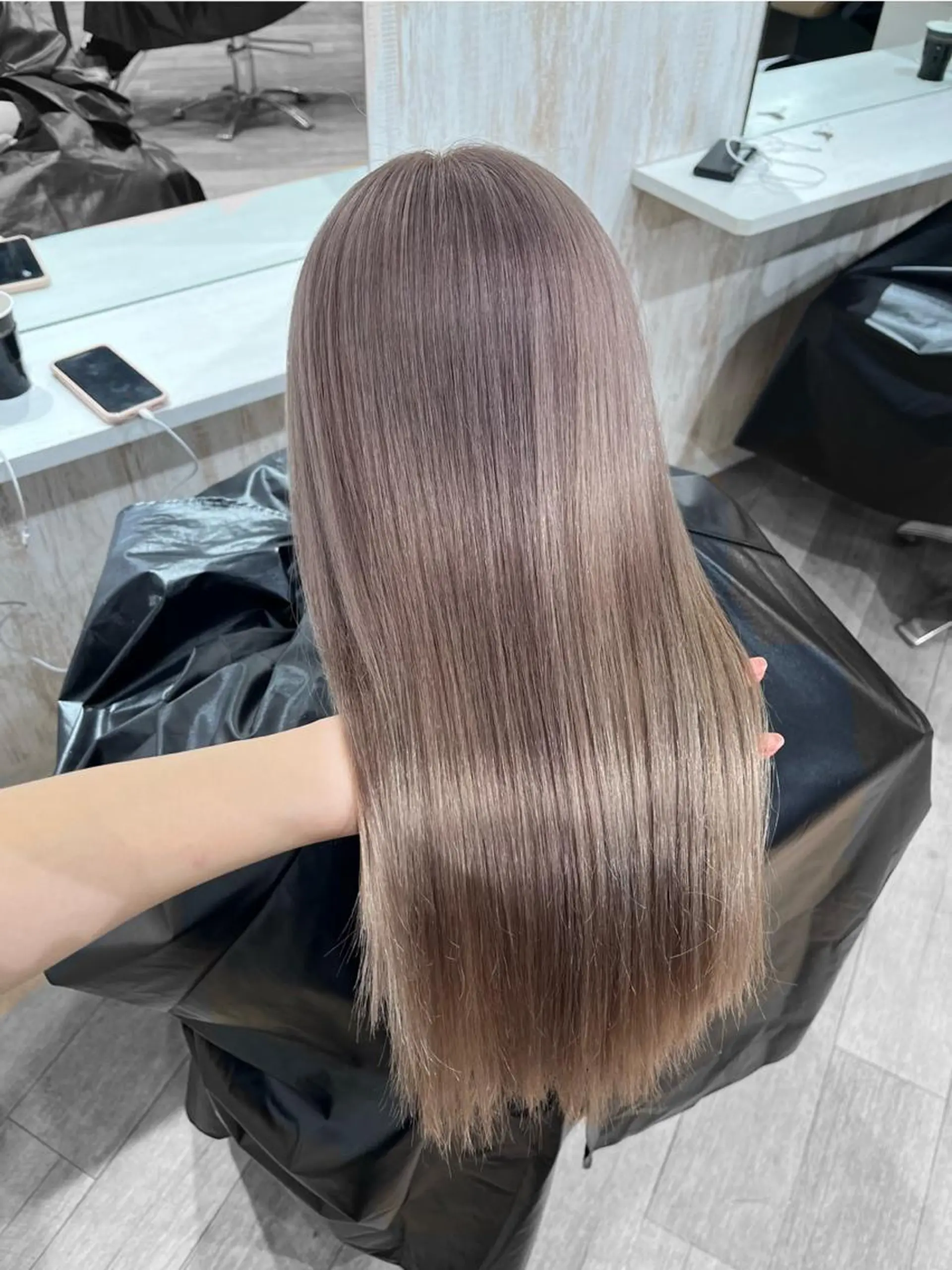 ロング カラー CHAINON所属・🤎HAZUKI🤎 ハイトーン✨のヘアスタイル