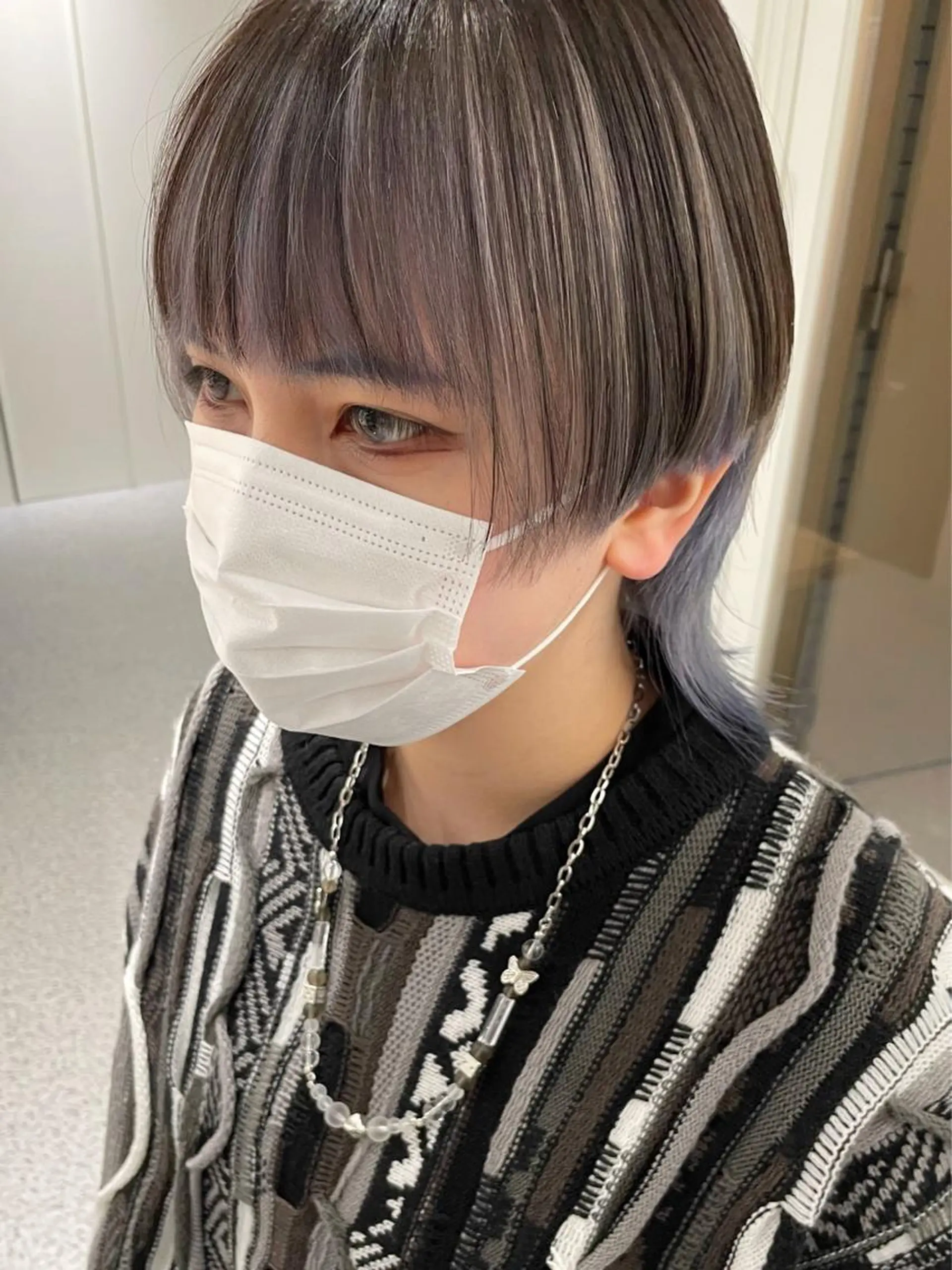 ショート GO TODAY SHARE SALON 原宿本店所属・ブリーチ/ハイトーン 艶カラー/ユリナのヘアスタイル