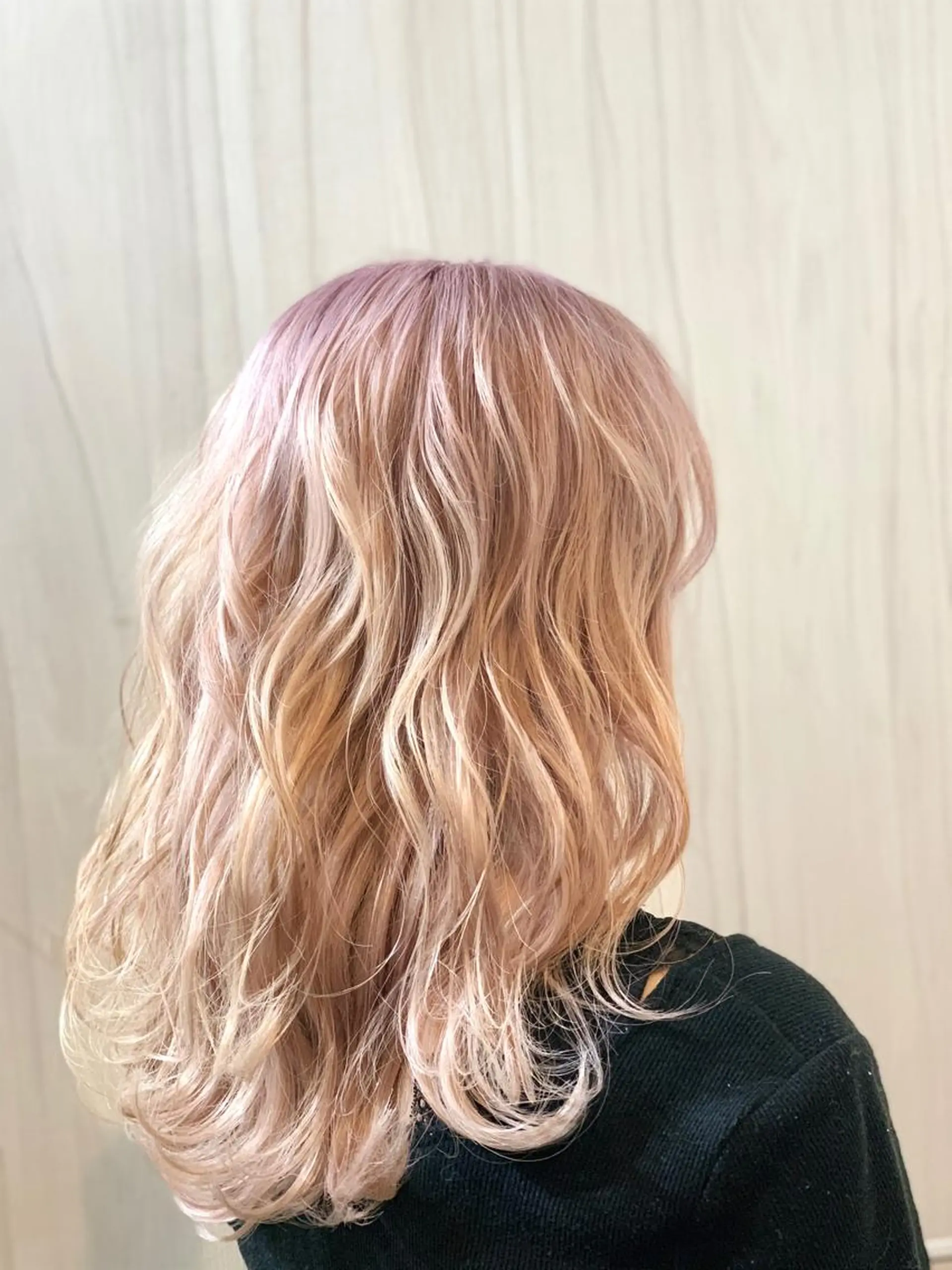 セミロング カラー ヘアアレンジ ⭐️柏木皇気ブリーチ ムラ修正/他店直しのヘアスタイル