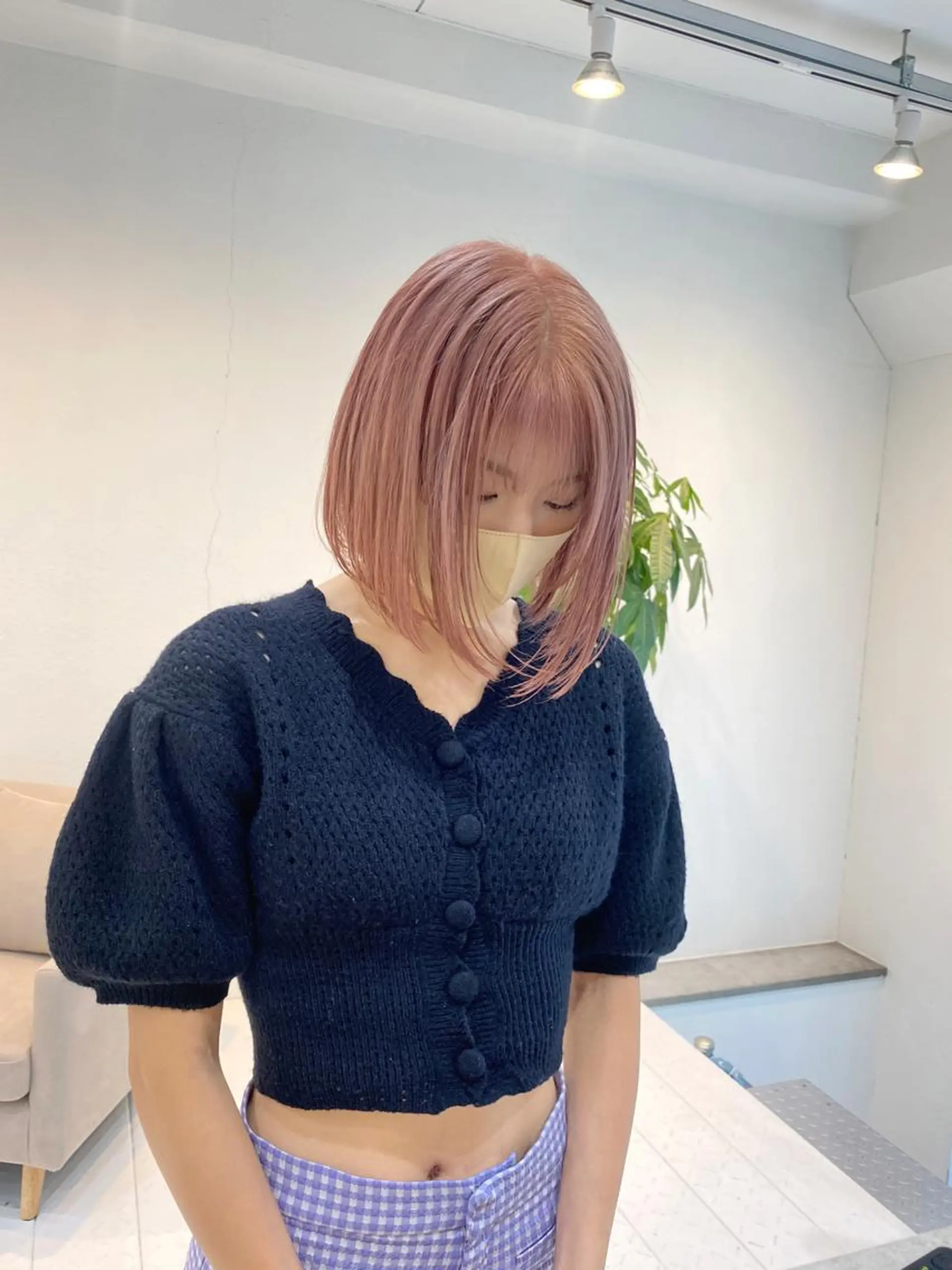 ミディアム ヘアカラー トリートメント マンツーマン施術🦋 ayajuのヘアスタイル