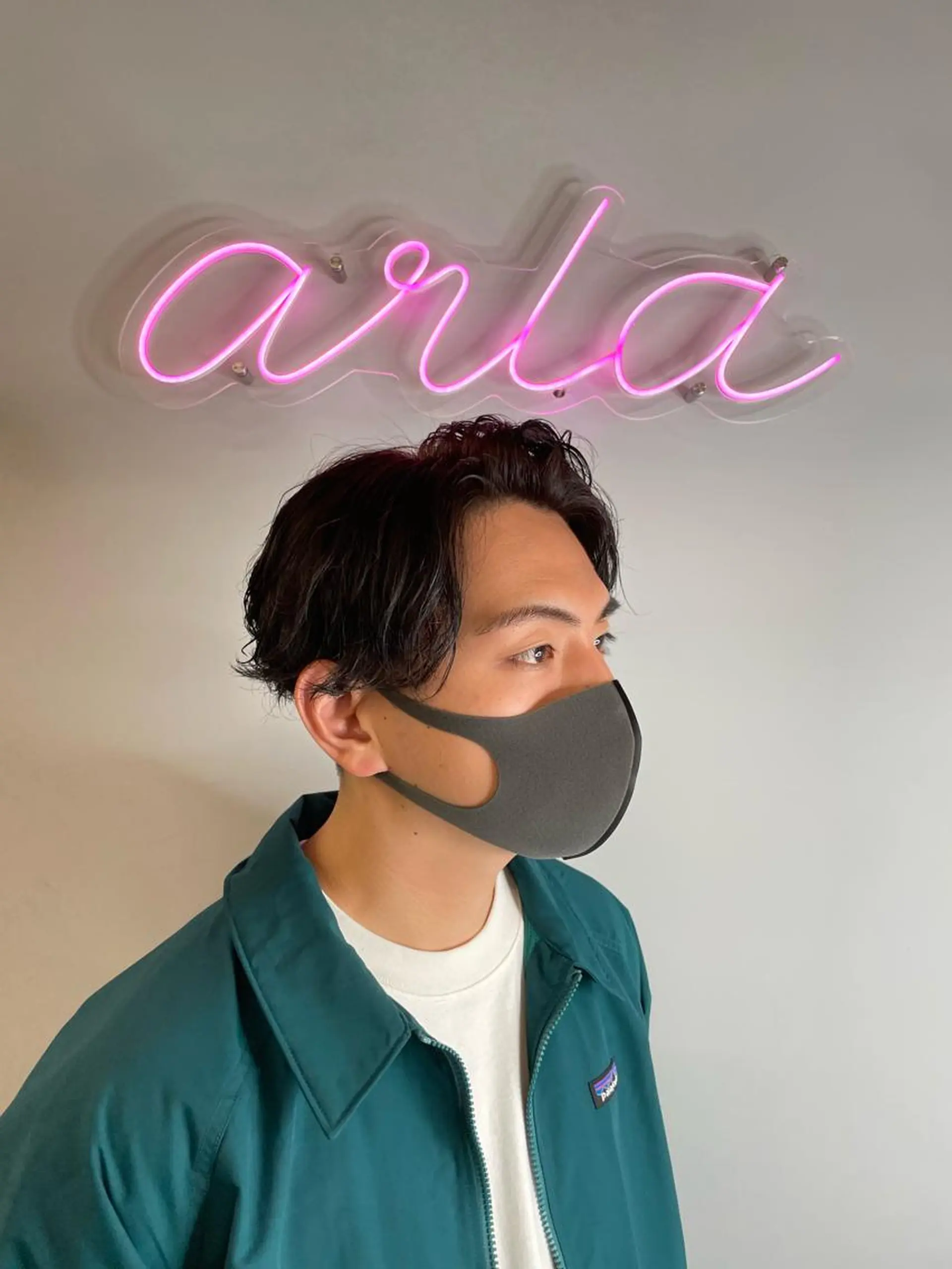 ミディアム カラー メンズ 二ヶ月綺麗が続く デザイン/星野六三四のヘアスタイル