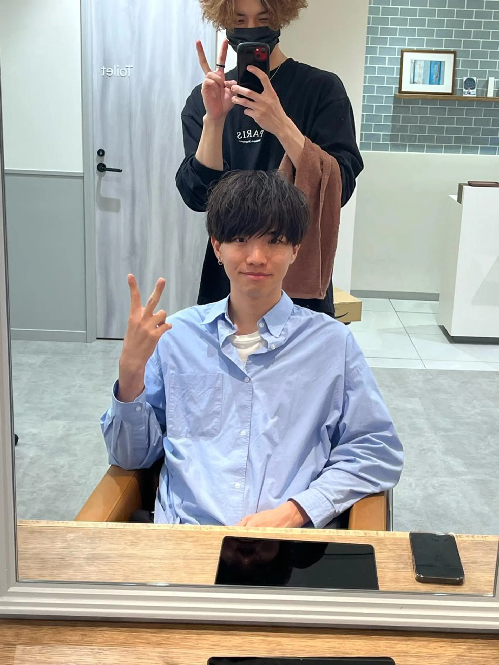 ショート メンズ マッシュ 小原 翔のヘアスタイル