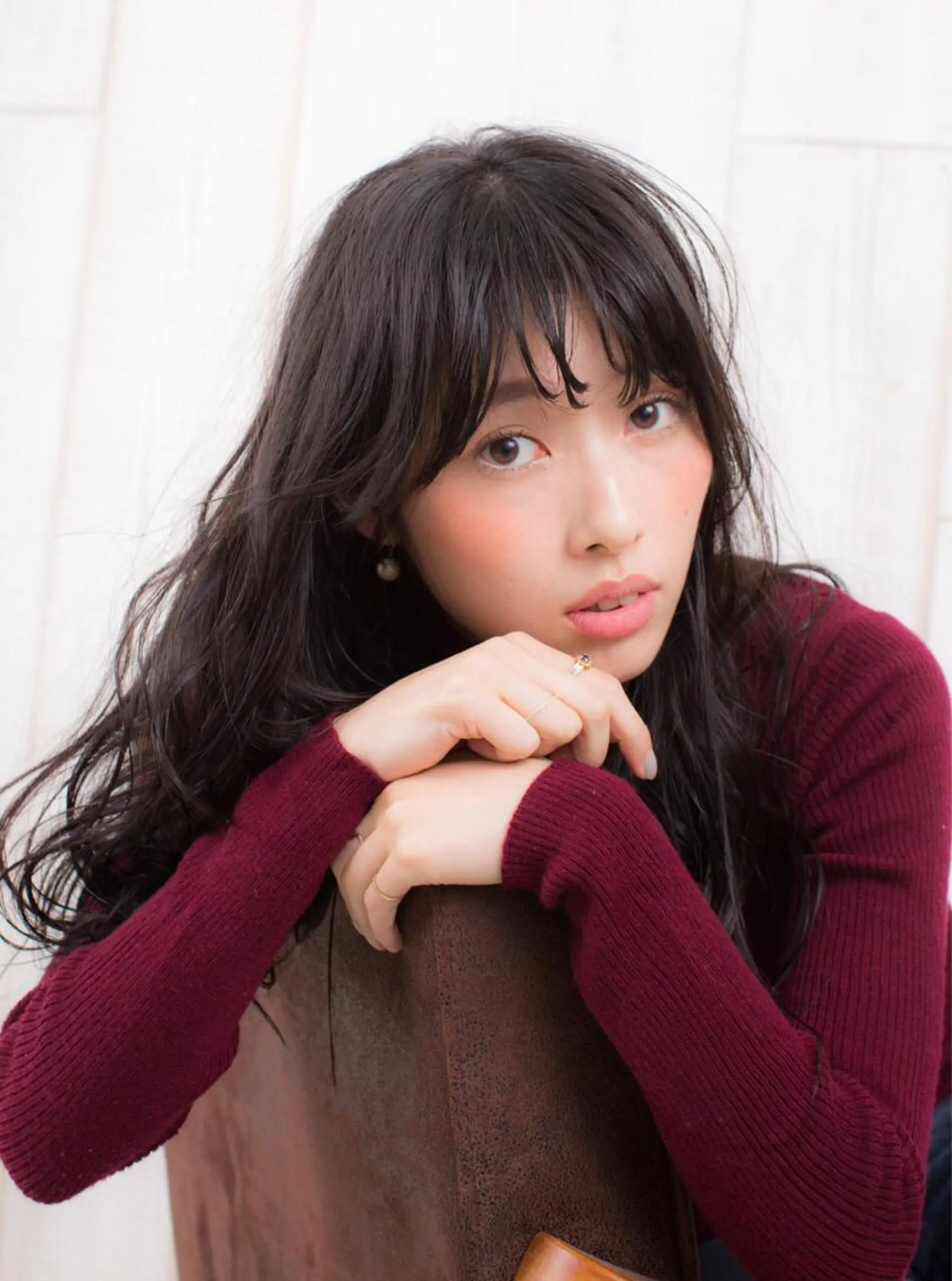 ロング THE DAY所属・AKI HASHIMOTOのヘアスタイル