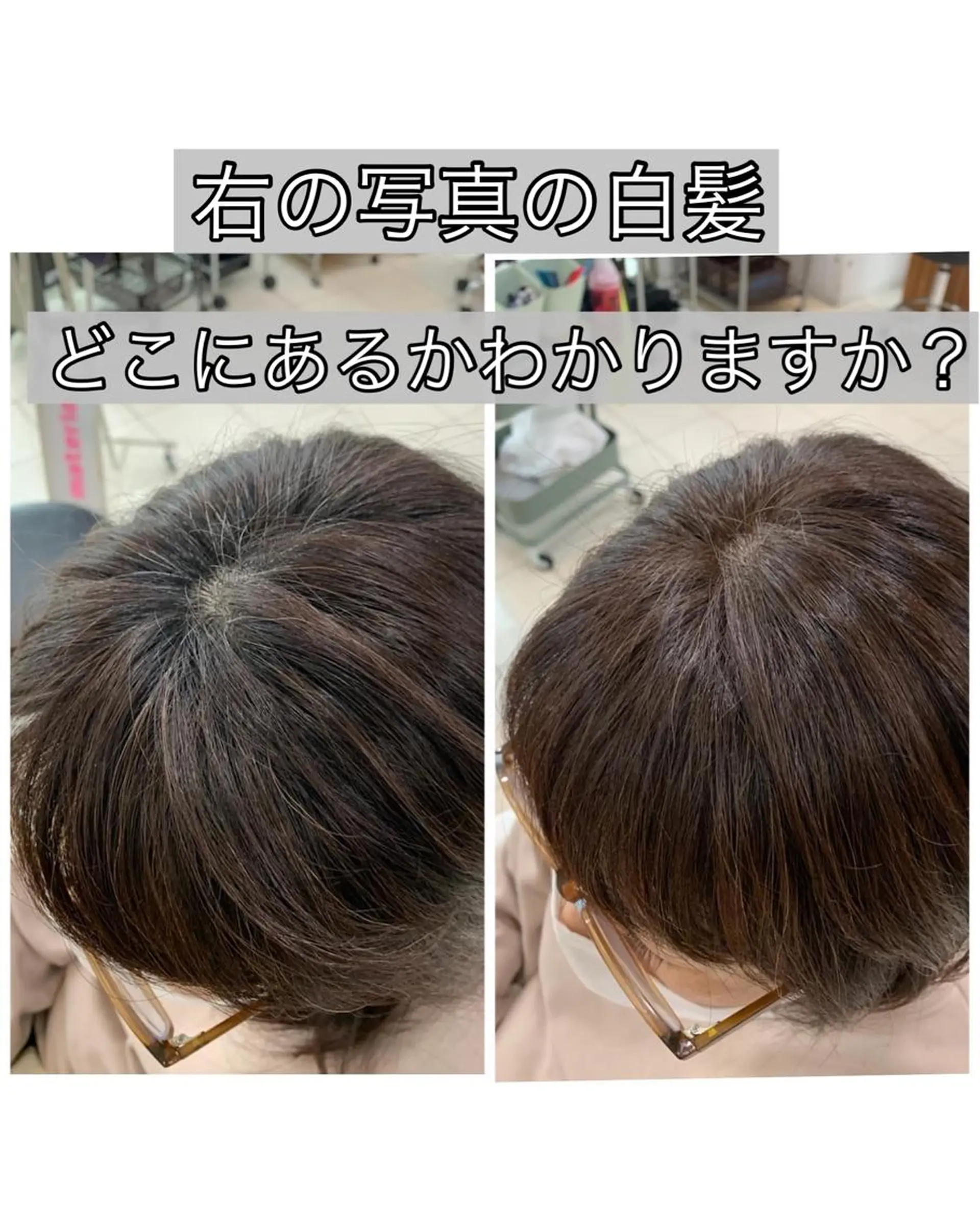 ショート カラー 白髪ぼかしハイライト 柳川拓哉のヘアスタイル