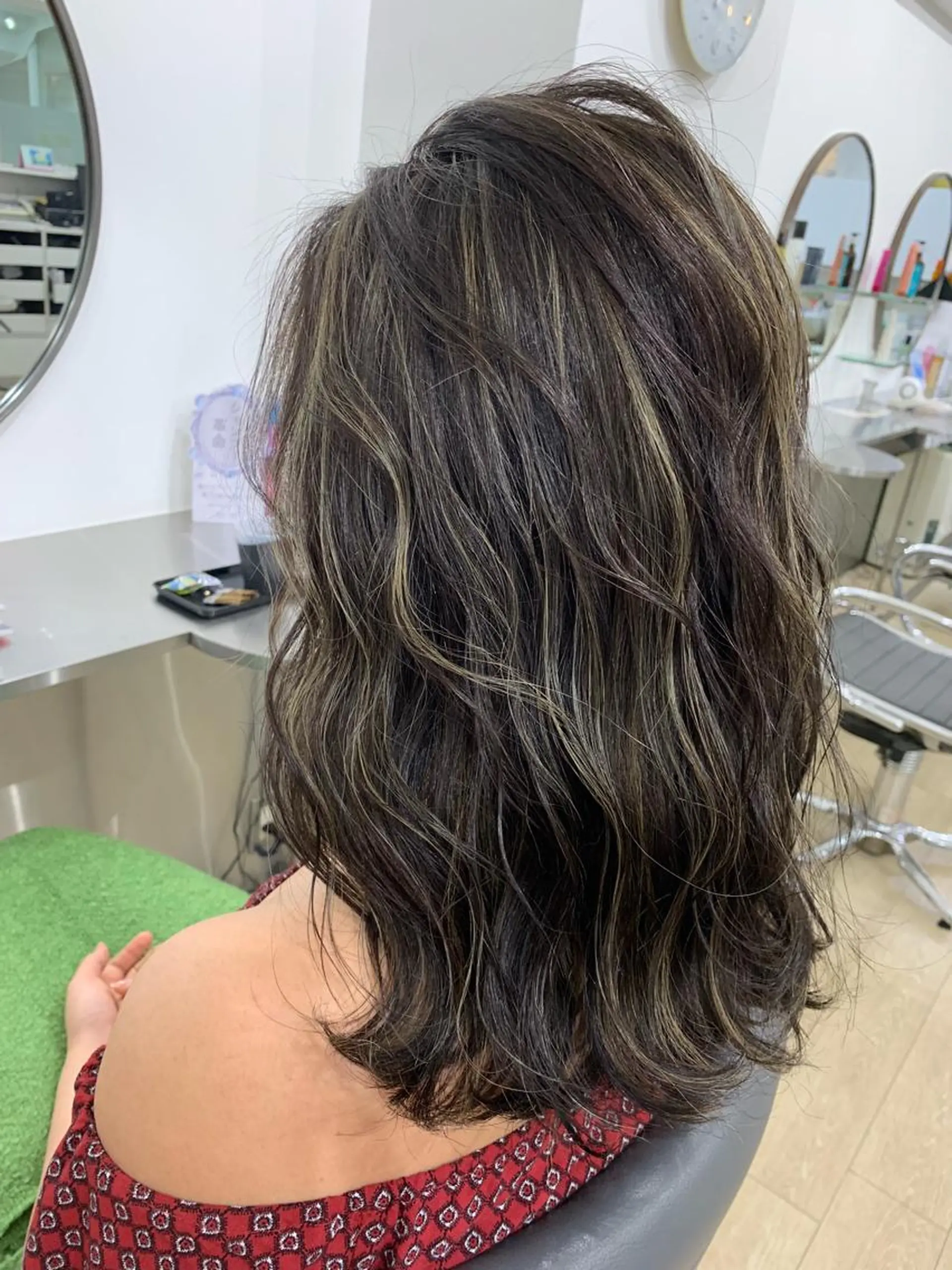 セミロング カラー ヘアカラー トリートメント Reb_keiji 👑小倉圭司のヘアスタイル