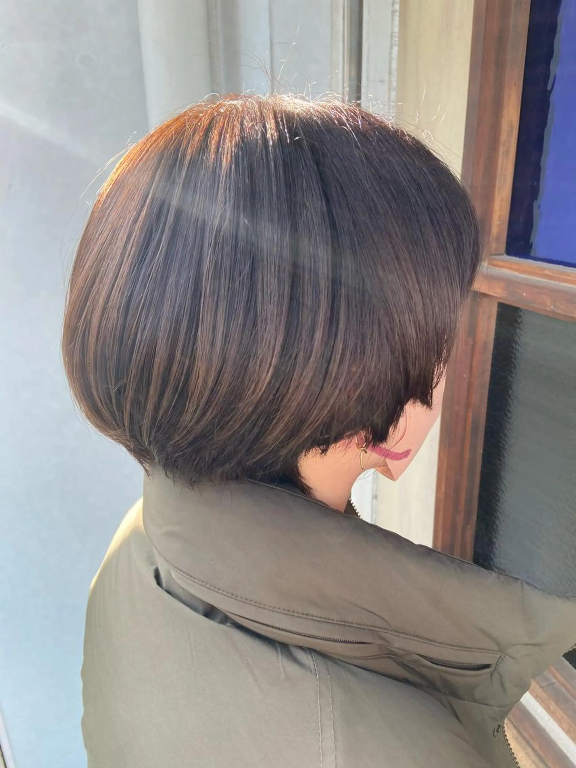 ショート ENIEN MAKE'S 立川所属・綾/ベージュカラー /パーマ🩰のヘアスタイル