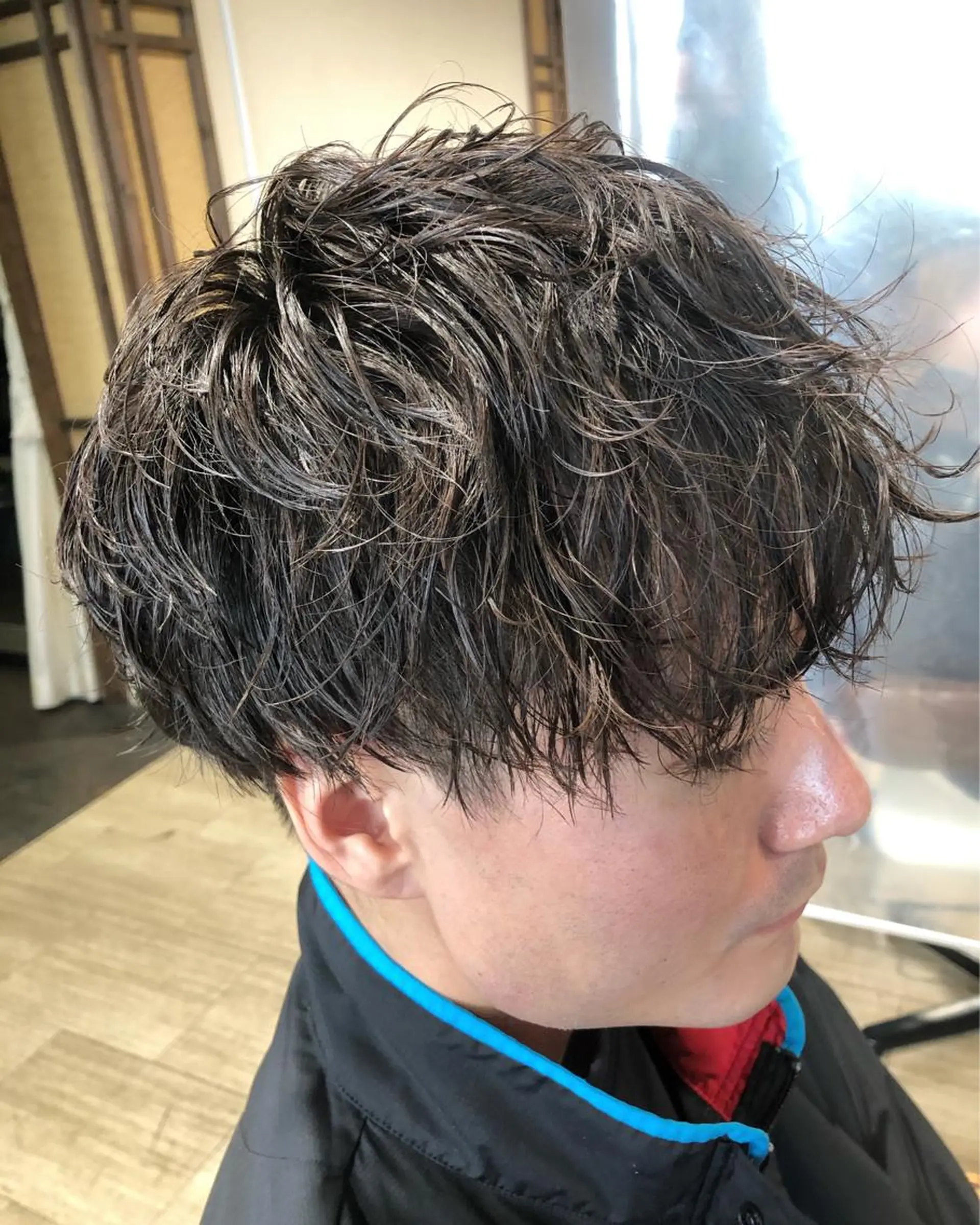 ショート パーマ メンズ パーマ/ハイトーン スパイキー/神田正紀のヘアスタイル