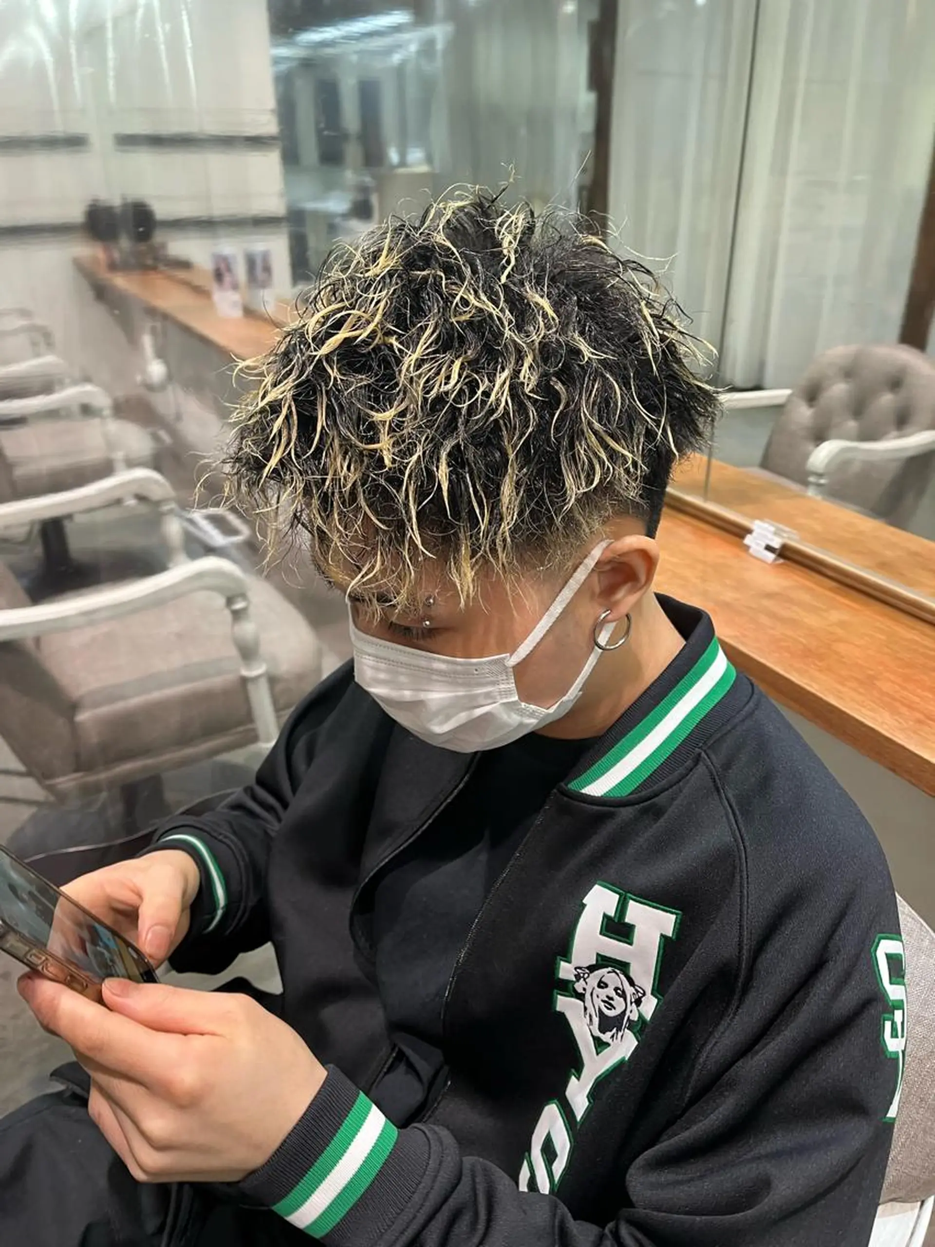 パーマ メンズ メンズパーマ メンズツイストパーマ ツイストパーマ 京都駅メンズカット/ パーマ/Keigoのヘアスタイル