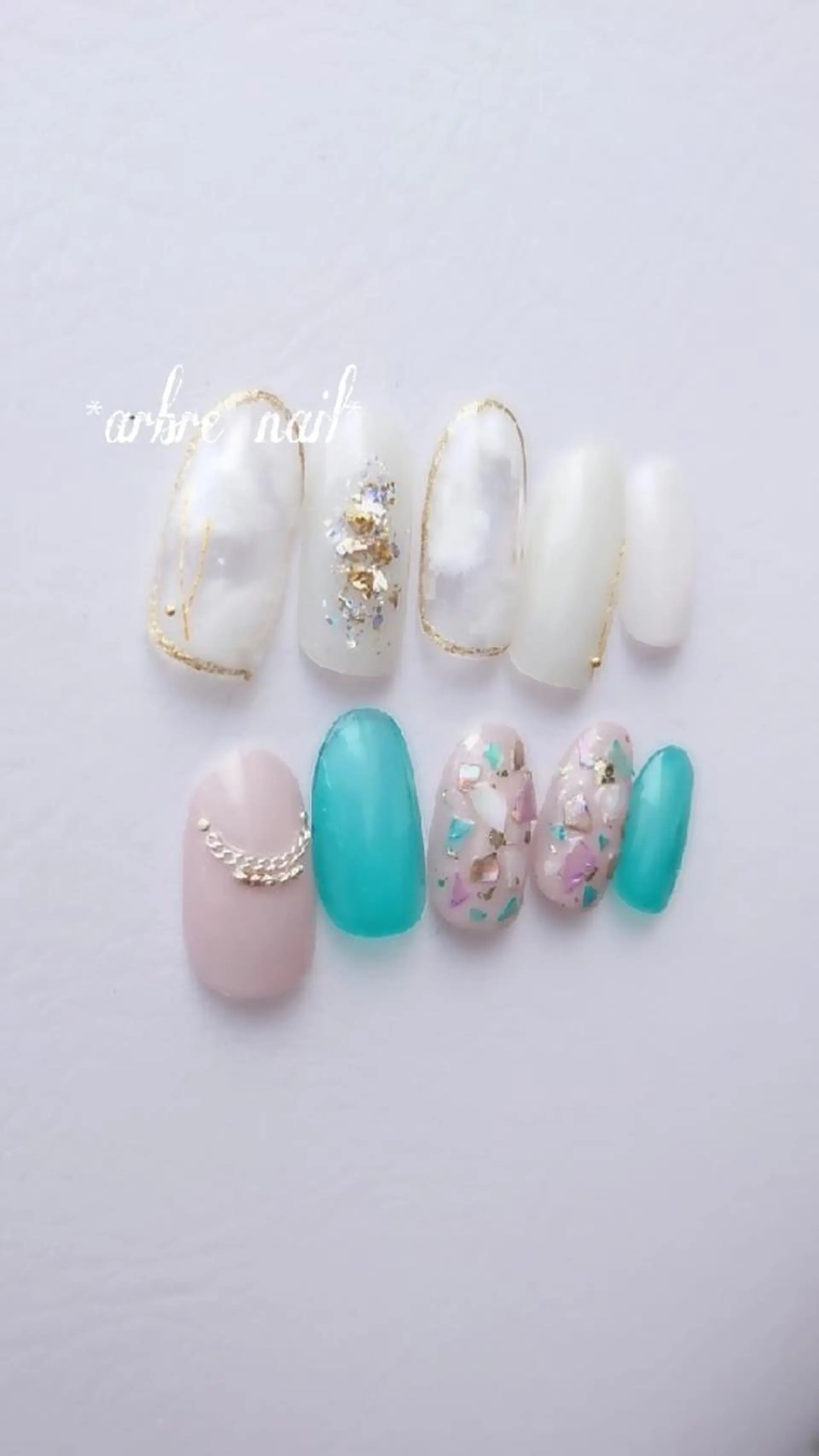 ネイル ＊arbre nail＊.アーブルネイル所属・✯.。 arbre  nail 。✯.のネイルデザイン
