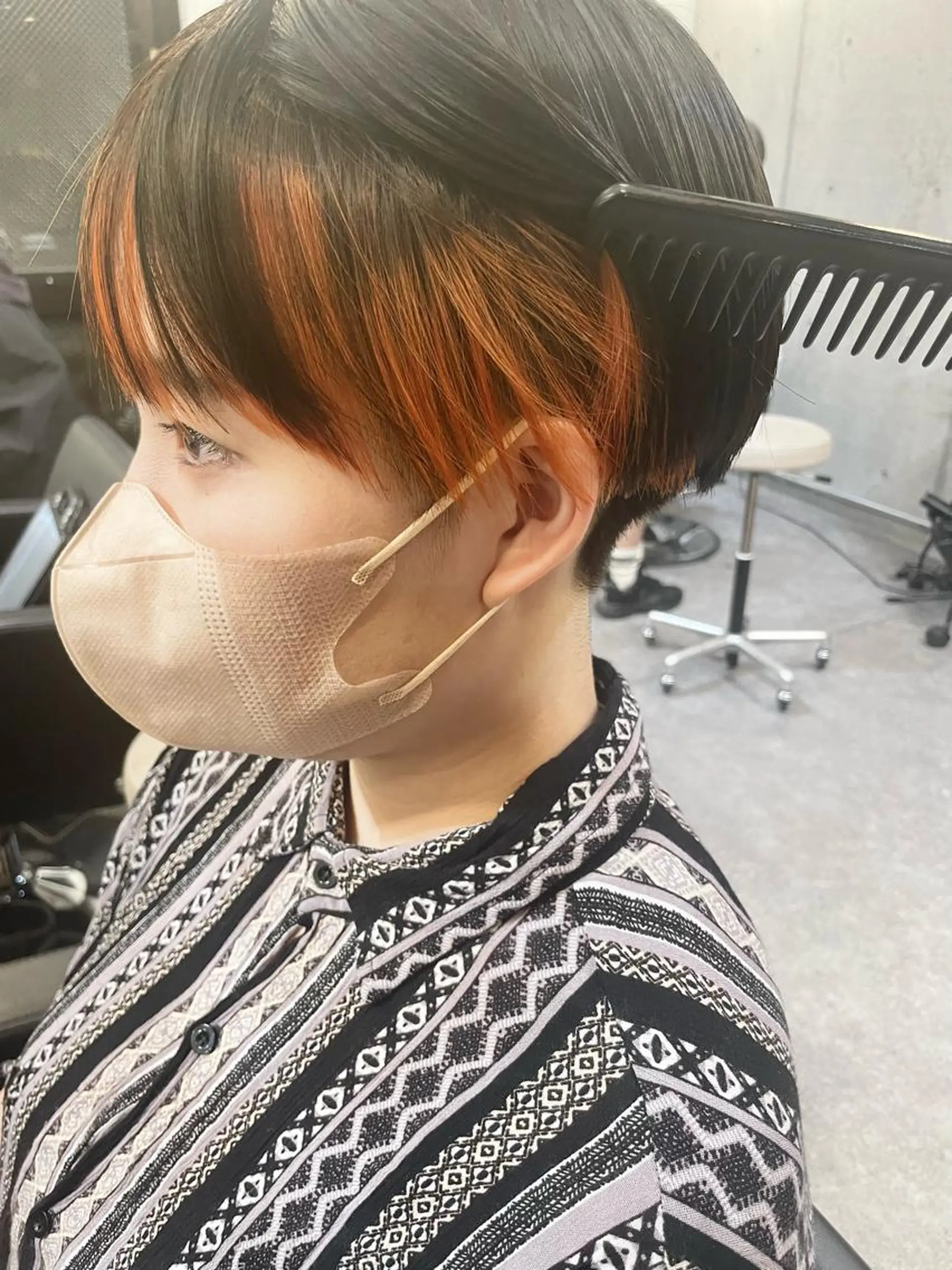 ショート カラー ショートボブ ハンサムショート アディクシーカラー ミストバング イヤリングカラー カット ヘアカラー トリートメント ショートボブ縮毛矯正 髪質改善のプロ山道潤のヘアスタイル