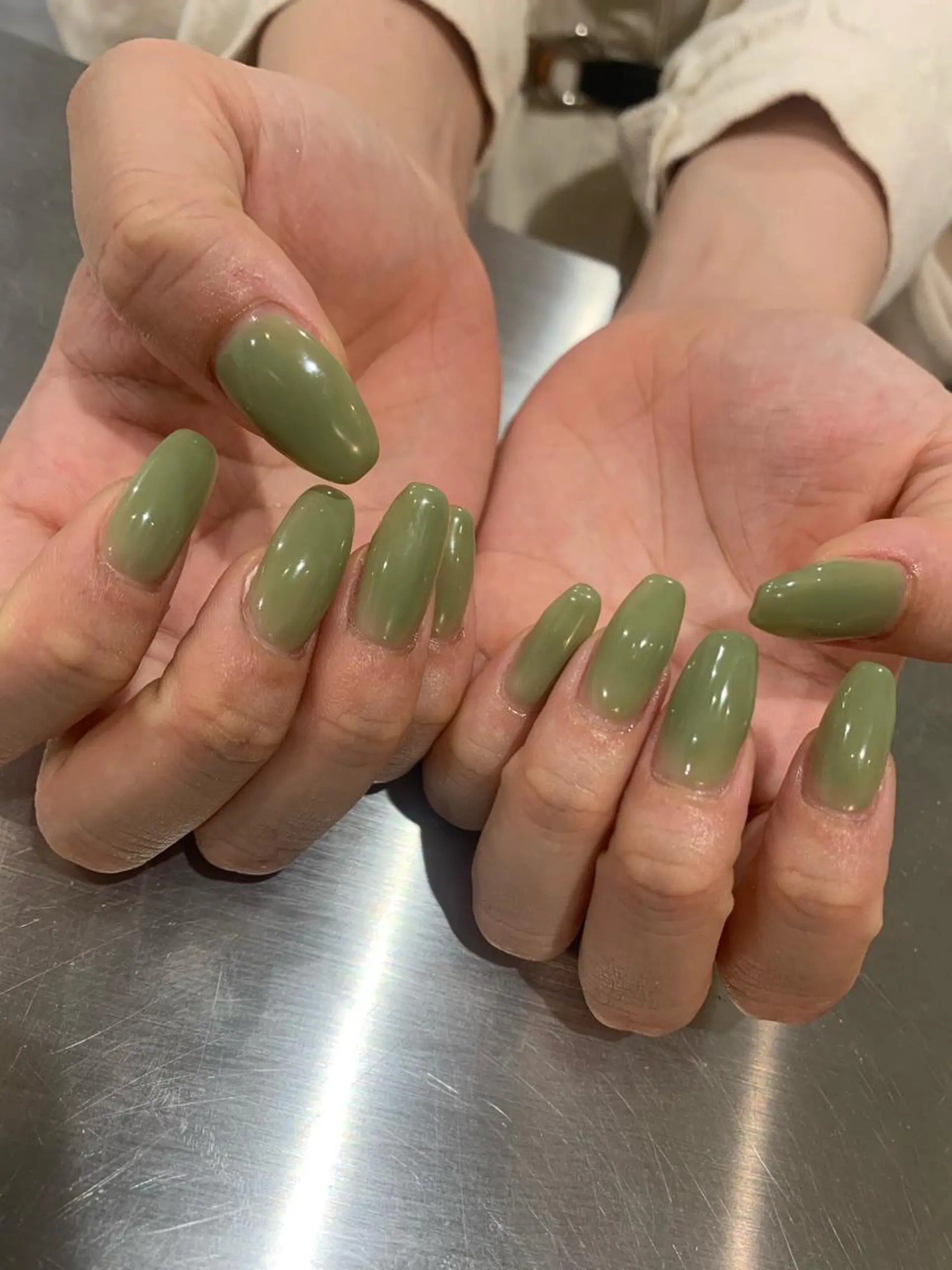 ネイル ピスタチオネイル 春ネイル rig nail草加店所属・松本 紋世のネイルデザイン