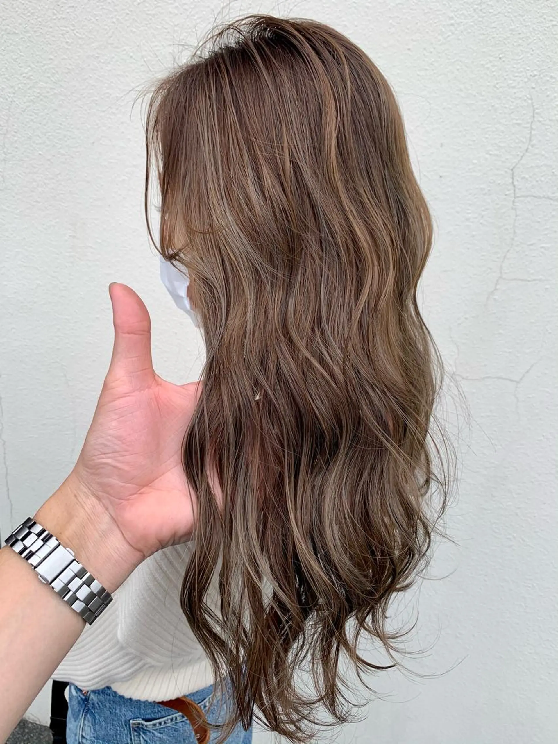 ロング ハイライト hair terra ce M奈良店のヘアスタイル