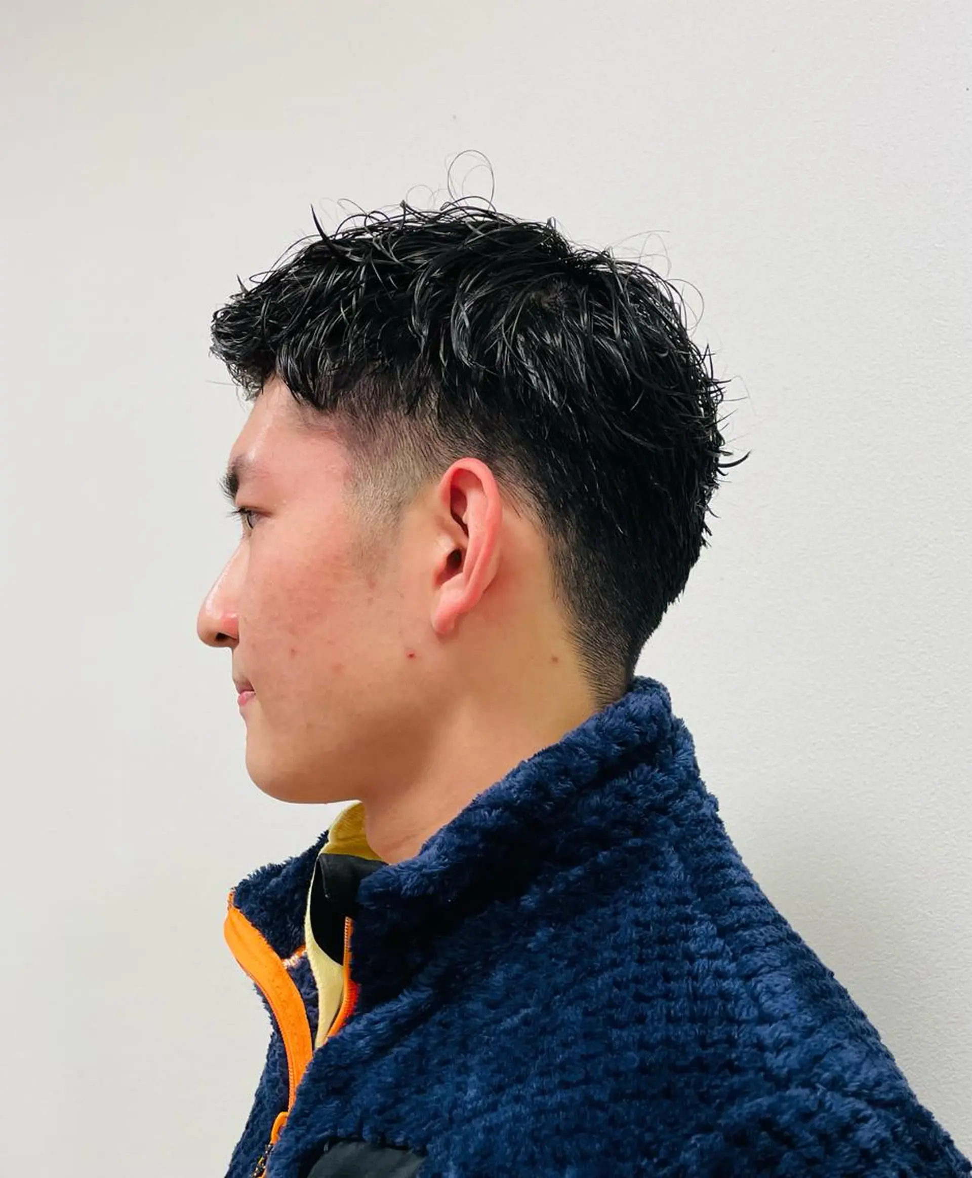 ショート メンズ センターパート ショートヘア カット トリートメント the BRIDGE 大橋伊織のヘアスタイル