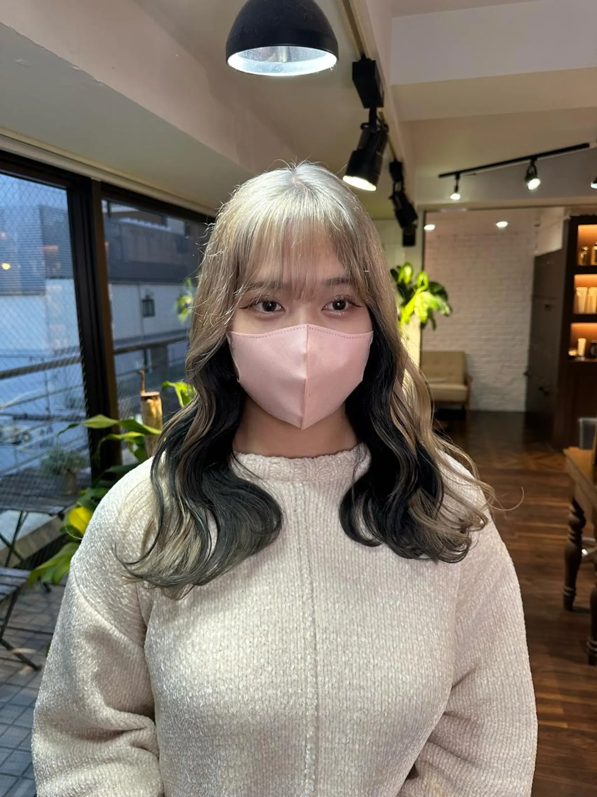 ロング カラー アディクシーカラー ブリーチ ブロンド ケアブリーチ ダブルカラー カット ヘアカラー トリートメント ワンホンヘア ケラチン/Kaitoのヘアスタイル