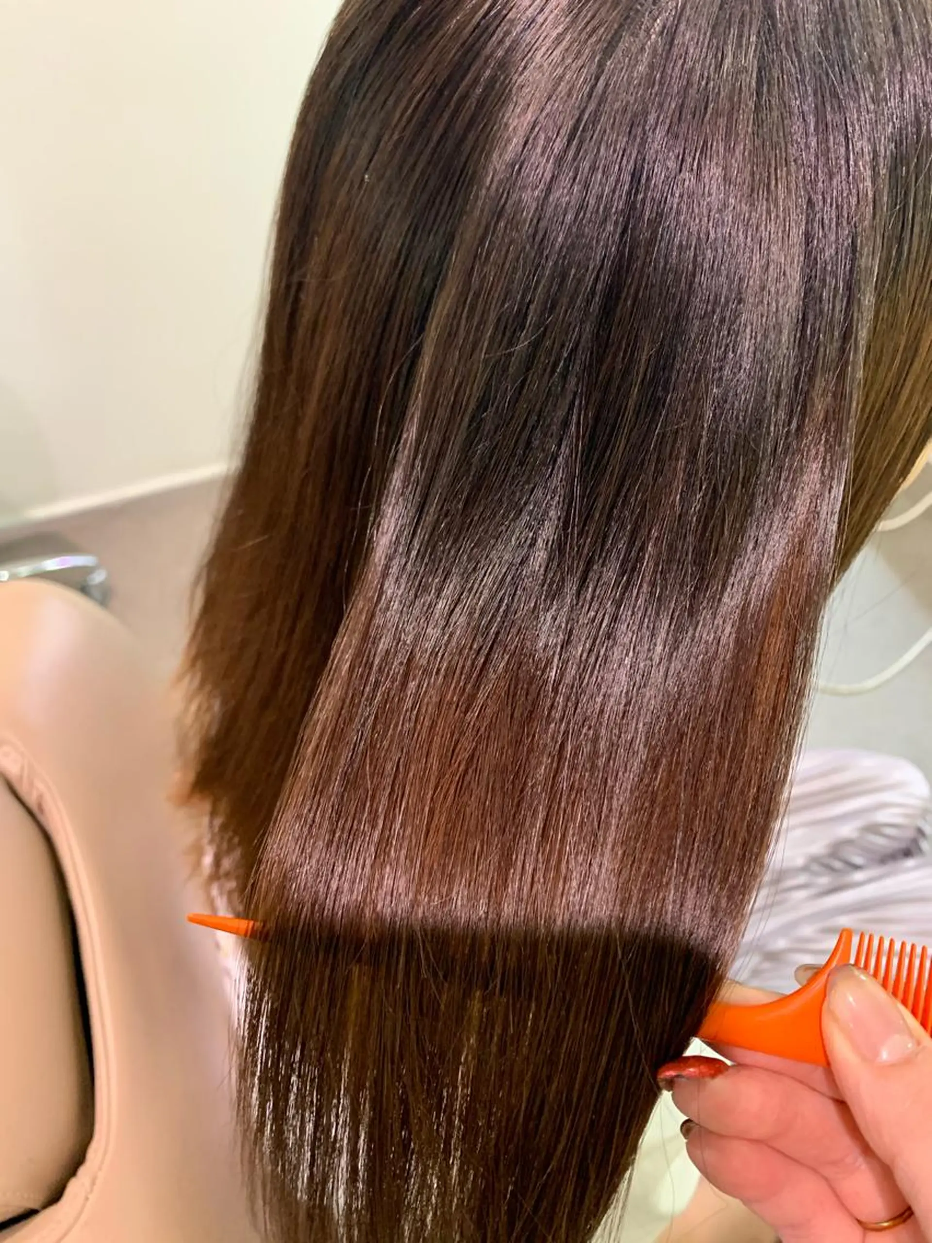 ロング カラー ヘアアレンジ ハイライトカラー オリーブカラー ハイライト 髪質改善 小顔カット 指名支持率NO.1 スタイリストのヘアスタイル