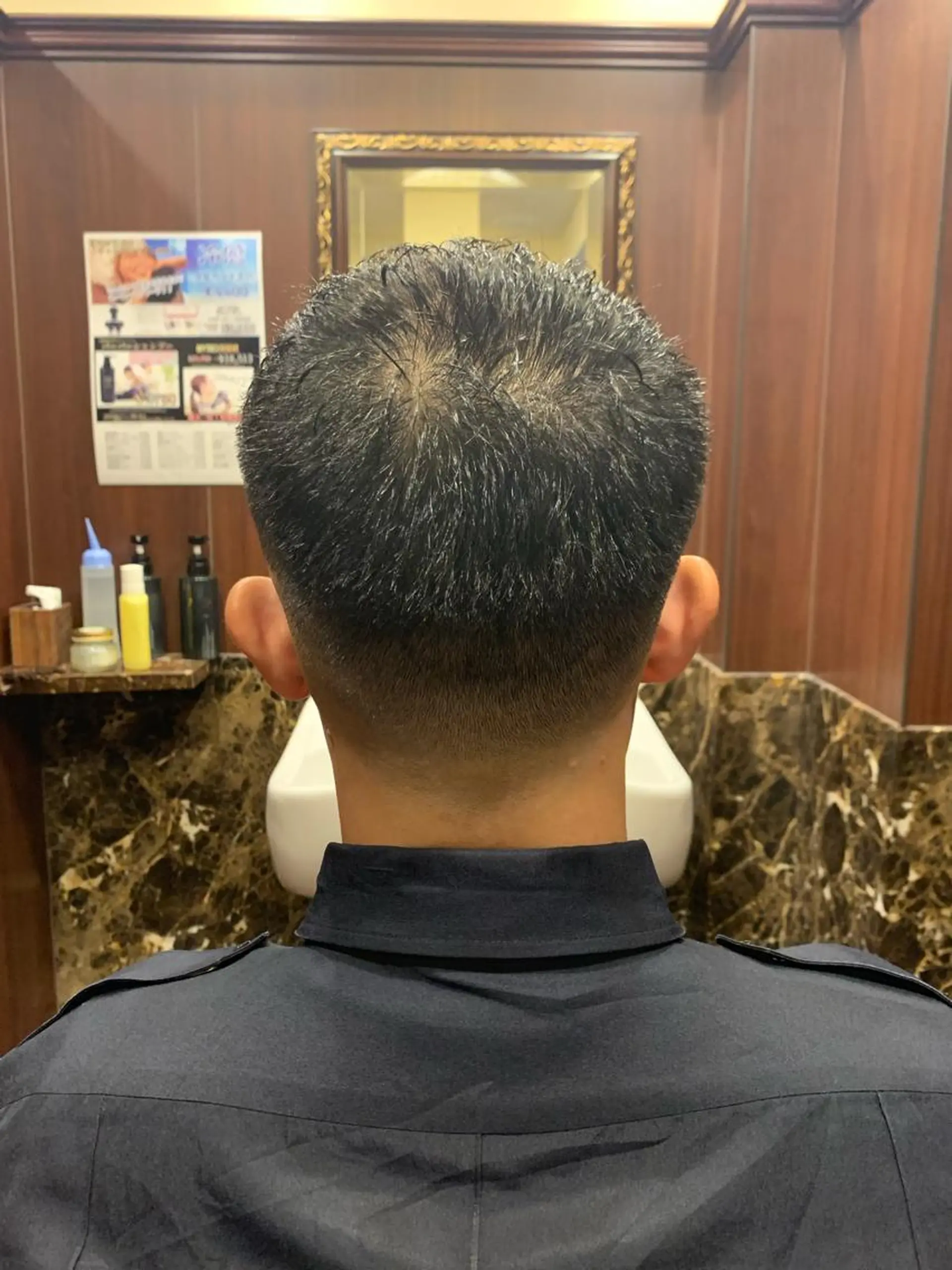 ショート パーマ メンズ ヒロ銀座 バーバーショップ神楽坂所属・ひらお あおとのヘアスタイル