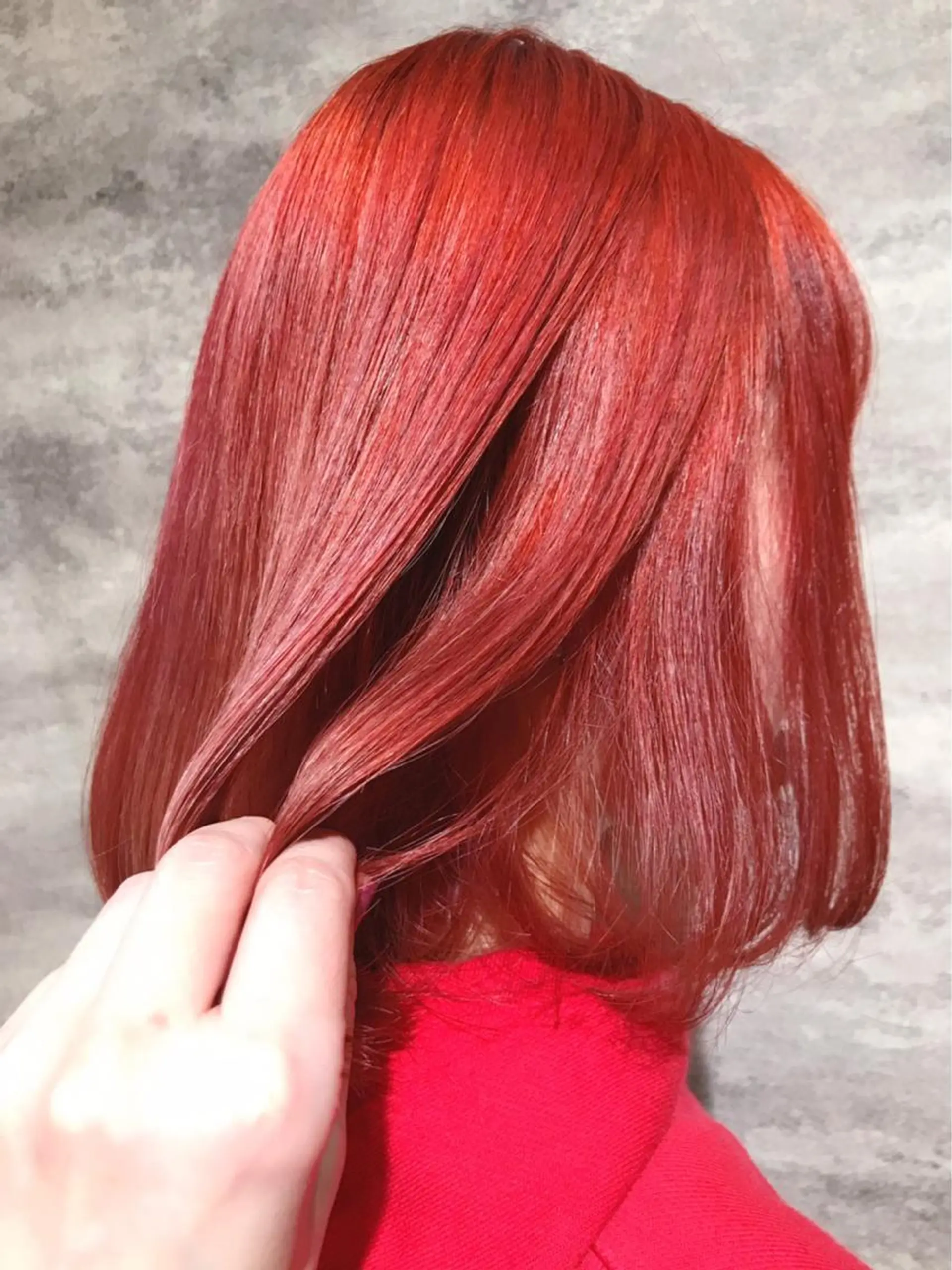 ミディアム カラー レッドカラー 🫟Blanco🫟 Color&Careのヘアスタイル