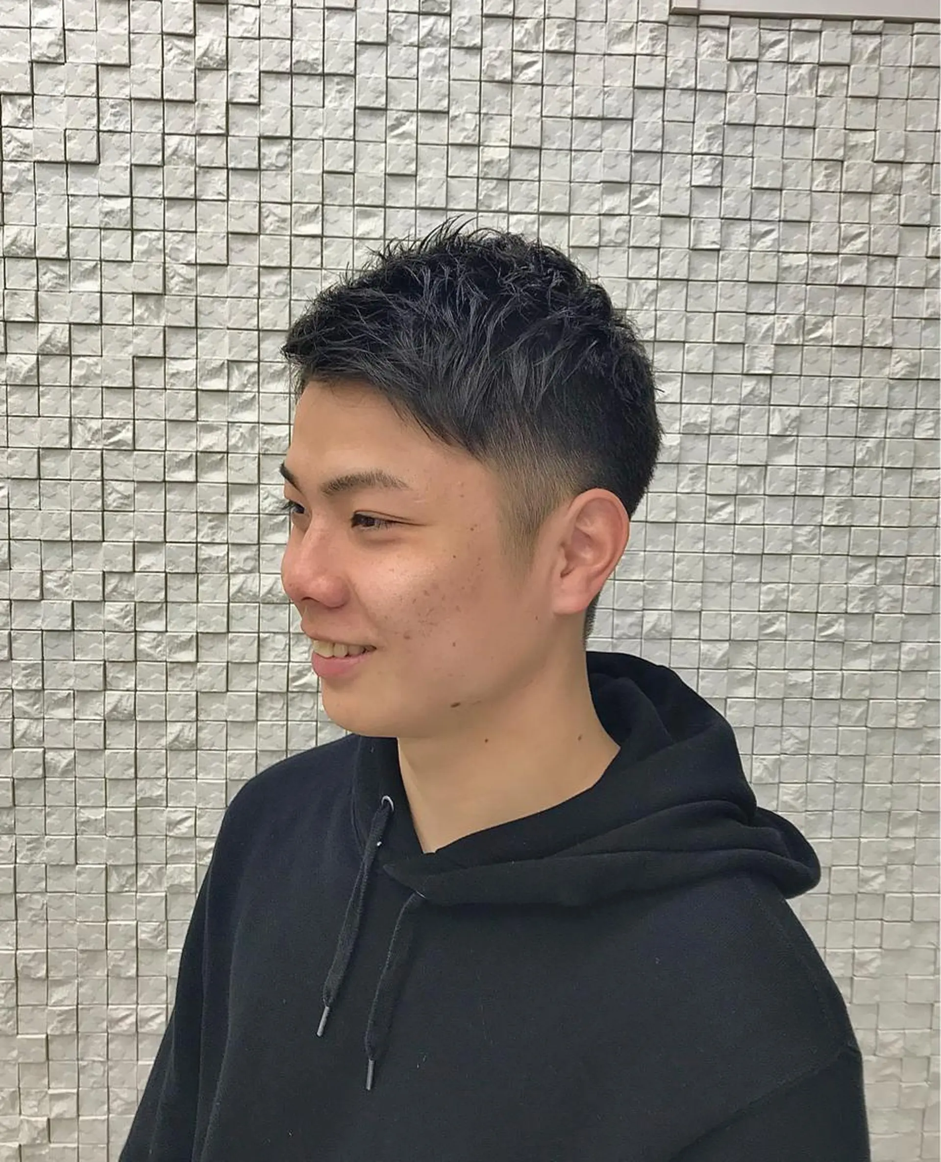 ショート メンズ カット 小野 康生のヘアスタイル