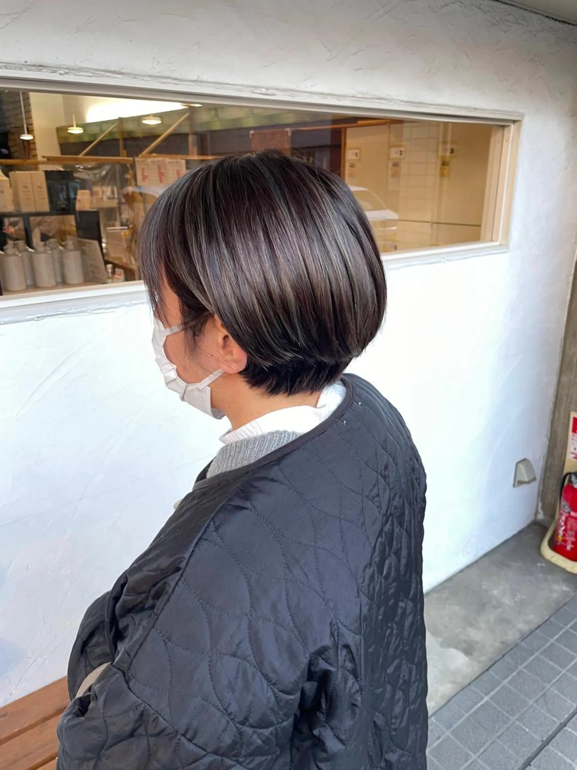 ショート ハイライト 正分 真美のヘアスタイル