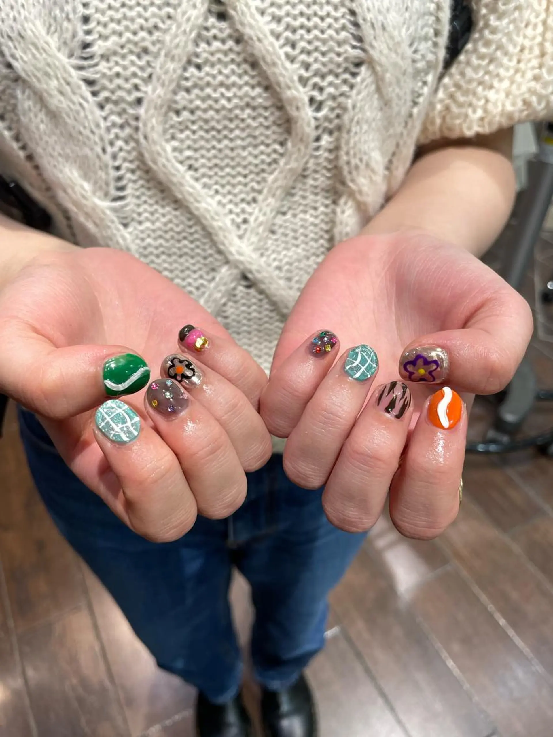 ネイル 個性派ネイル 🌼 ハルカ ♡のマツエク・マツパデザイン